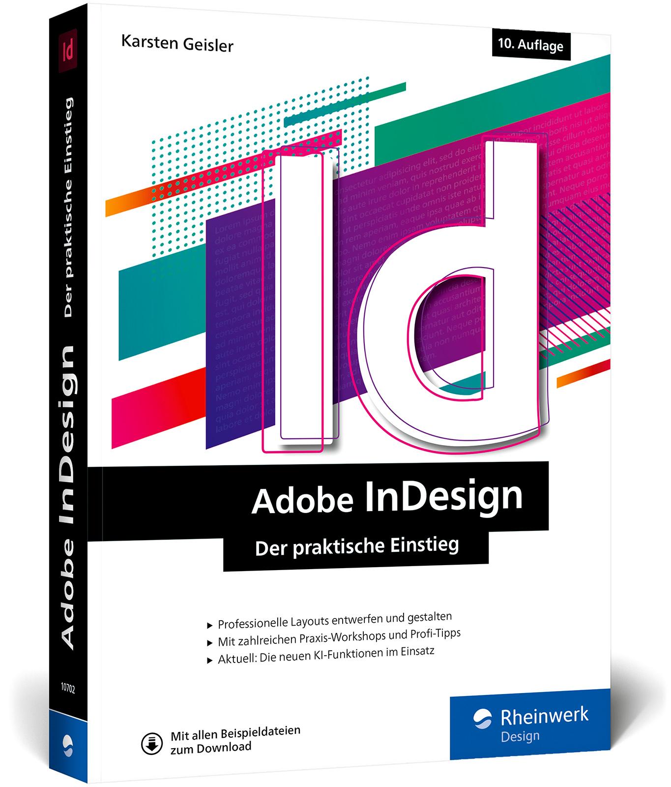 Vorderes Coverbild Adobe InDesign