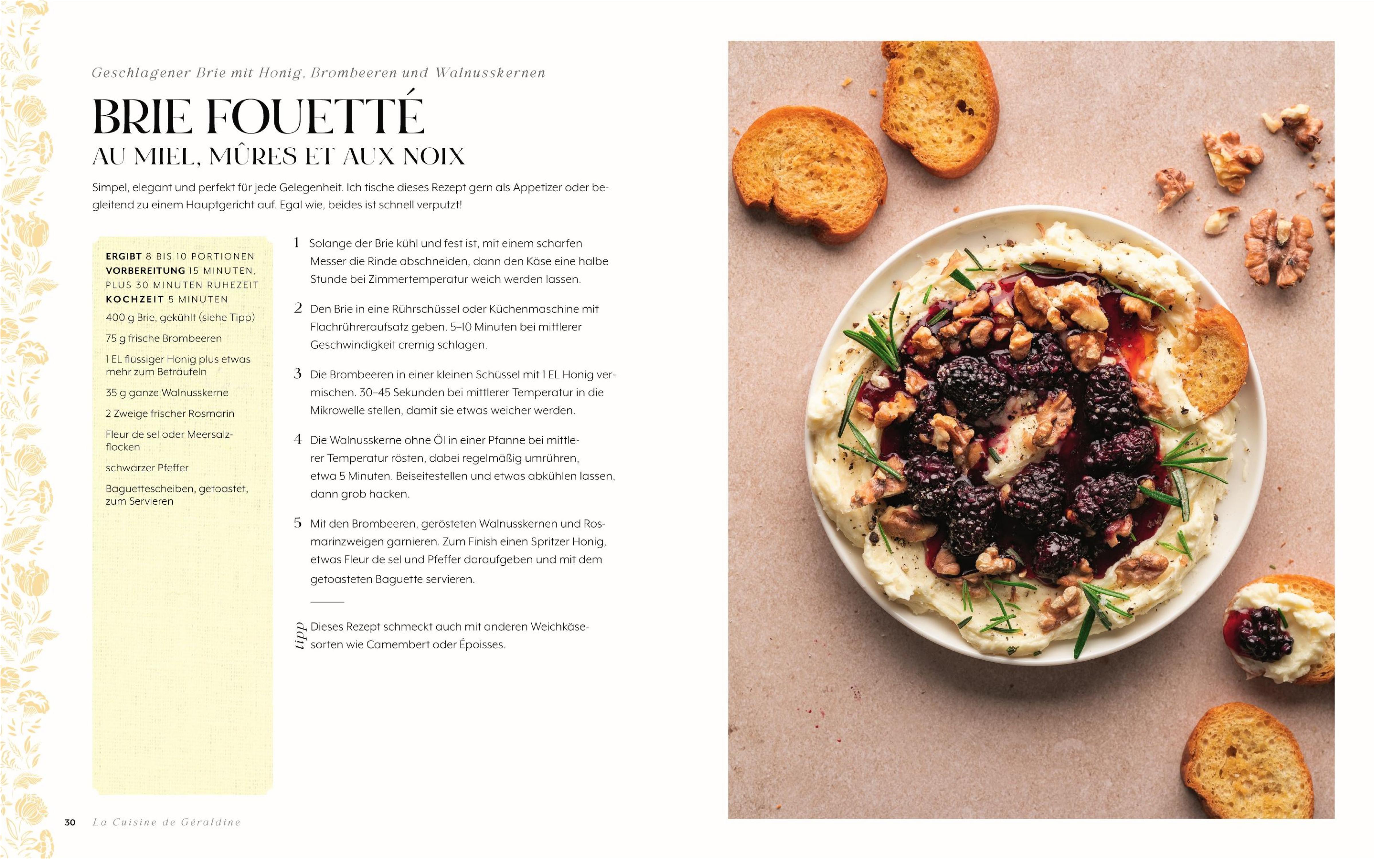 Beispielinhalt (Bild) La Cuisine de Géraldine. Die junge französische Küche