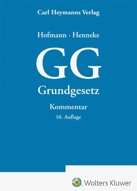 Vorderes Coverbild GG - Kommentar