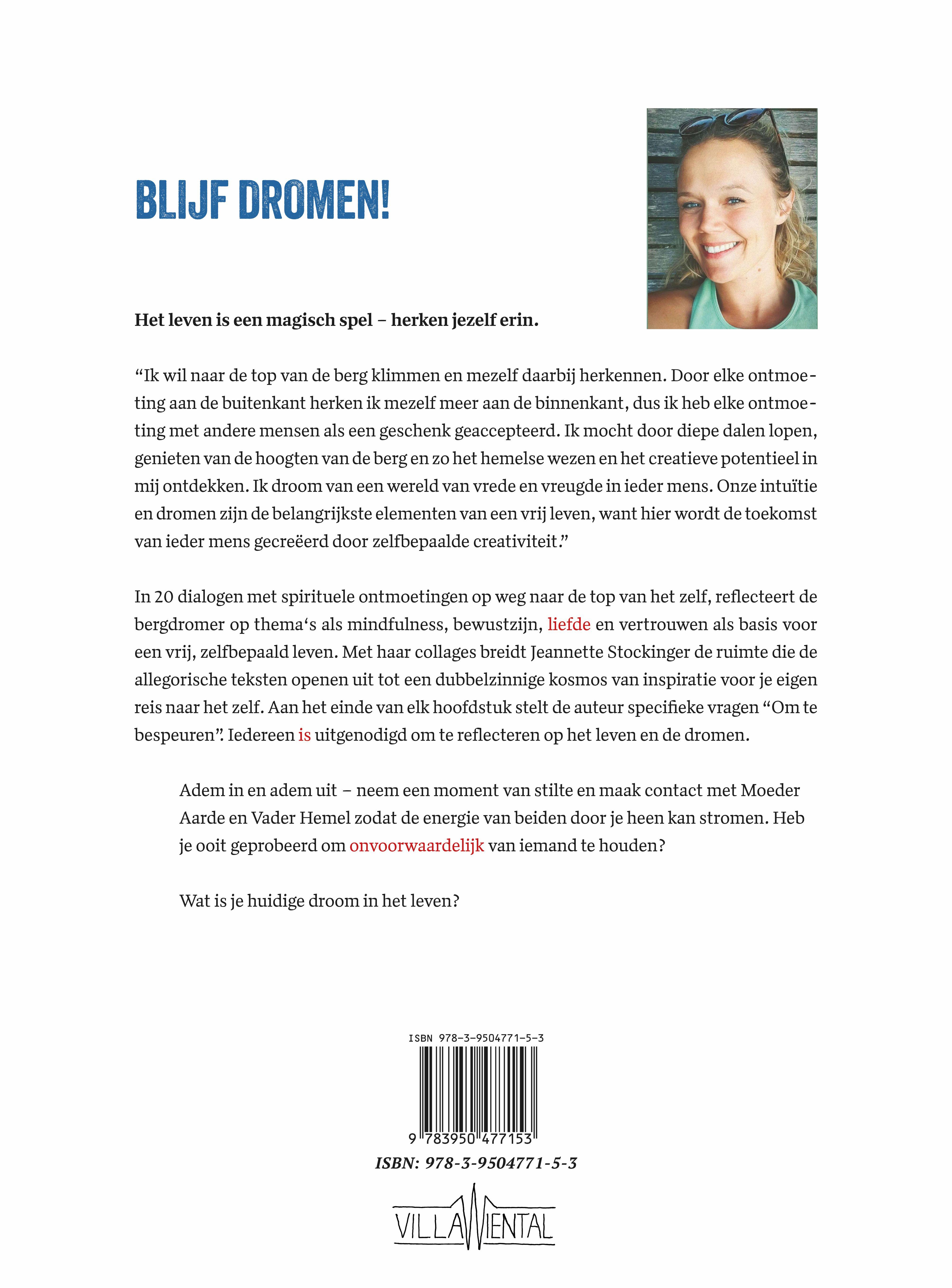 Rückseitencover De bergdromer - een reisgenoot naar jezelf.