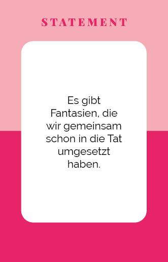 Beispielinhalt (Bild) Kartenspiel: Talk about Sex - Das Kommunikationsspiel für Paare