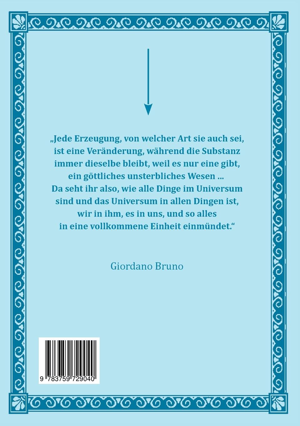 Rückseitencover Giordano Bruno