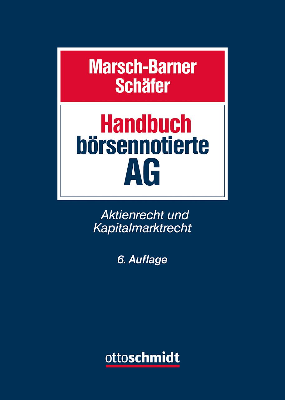 Vorderes Coverbild Handbuch börsennotierte AG