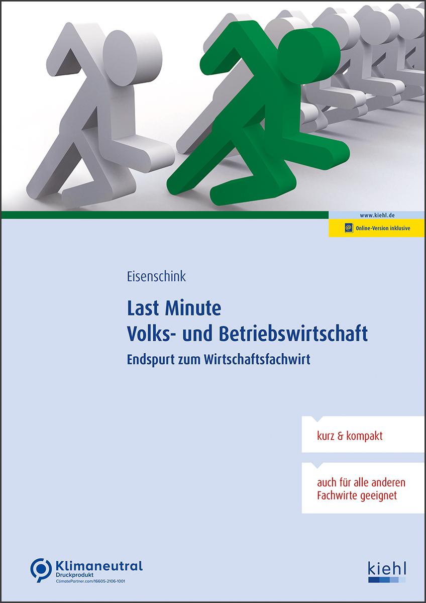 Vorderes Coverbild Last Minute Volks- und Betriebswirtschaft
