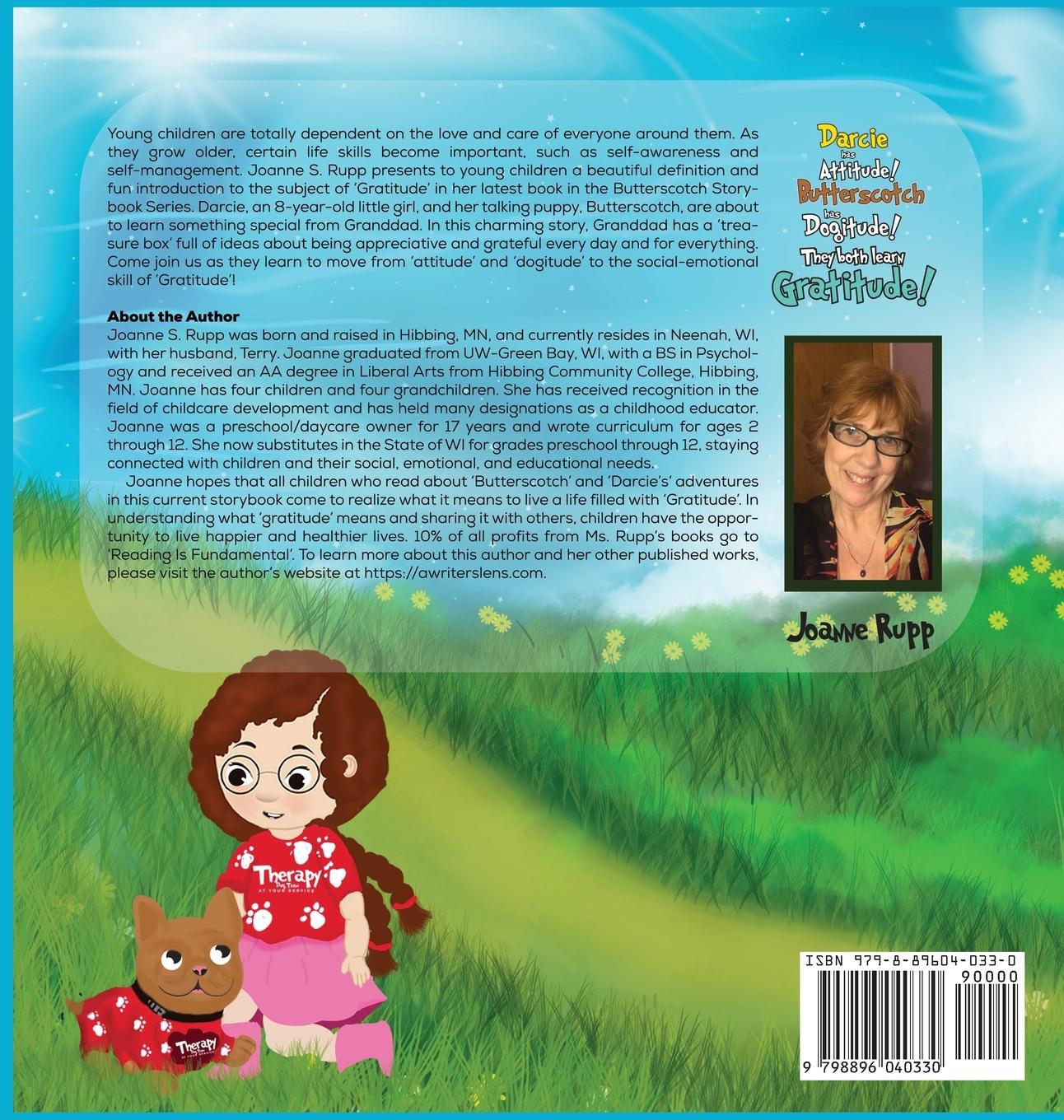 Rückseitencover Darcie has Attitude! Butterscotch has Dogitude!