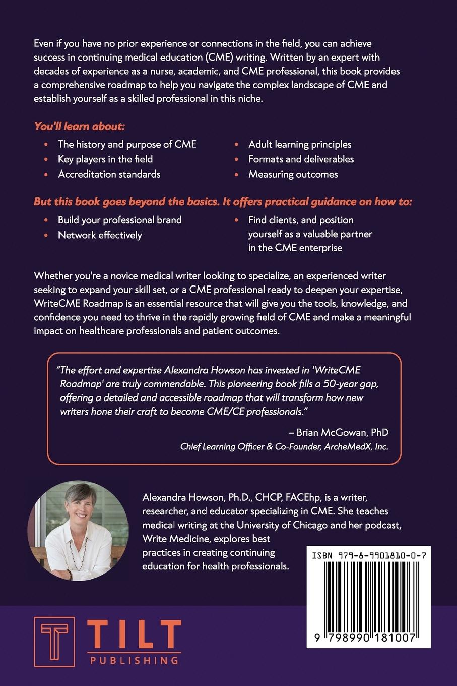 Rückseitencover WriteCME Roadmap