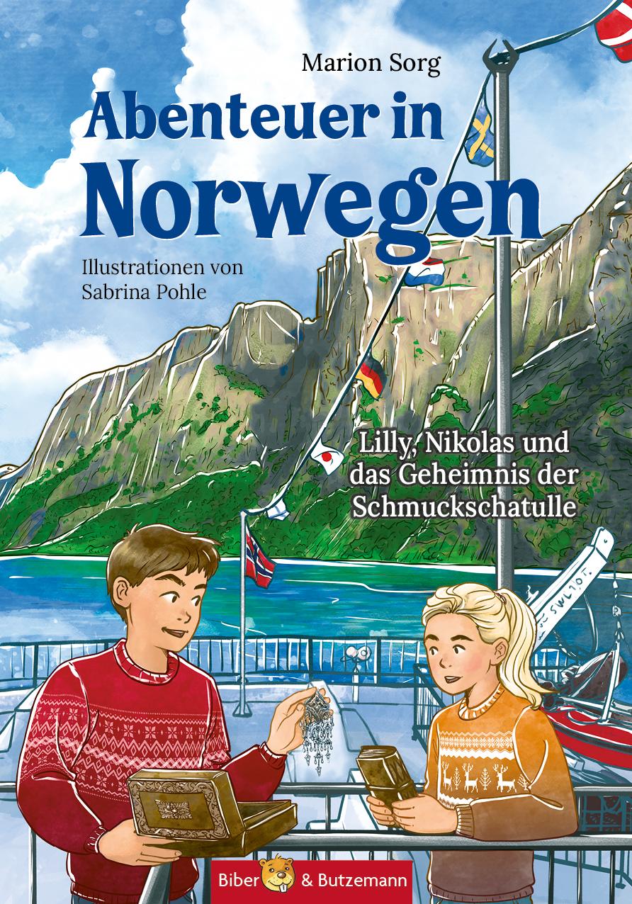 Vorderes Coverbild Abenteuer in Norwegen - Lilly, Nikolas und das Geheimnis der Schmuckschatulle