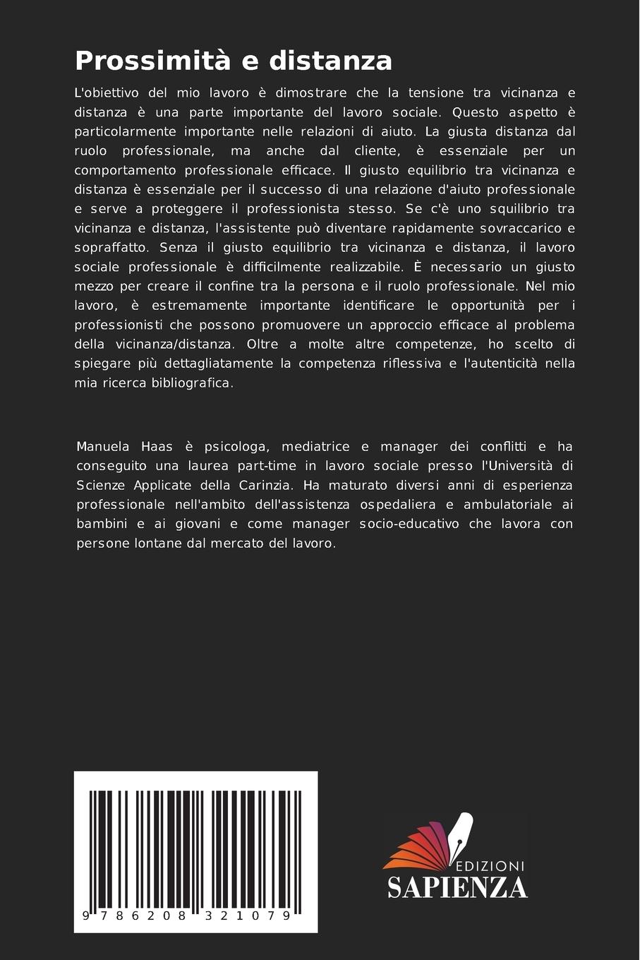 Rückseitencover Prossimità e distanza