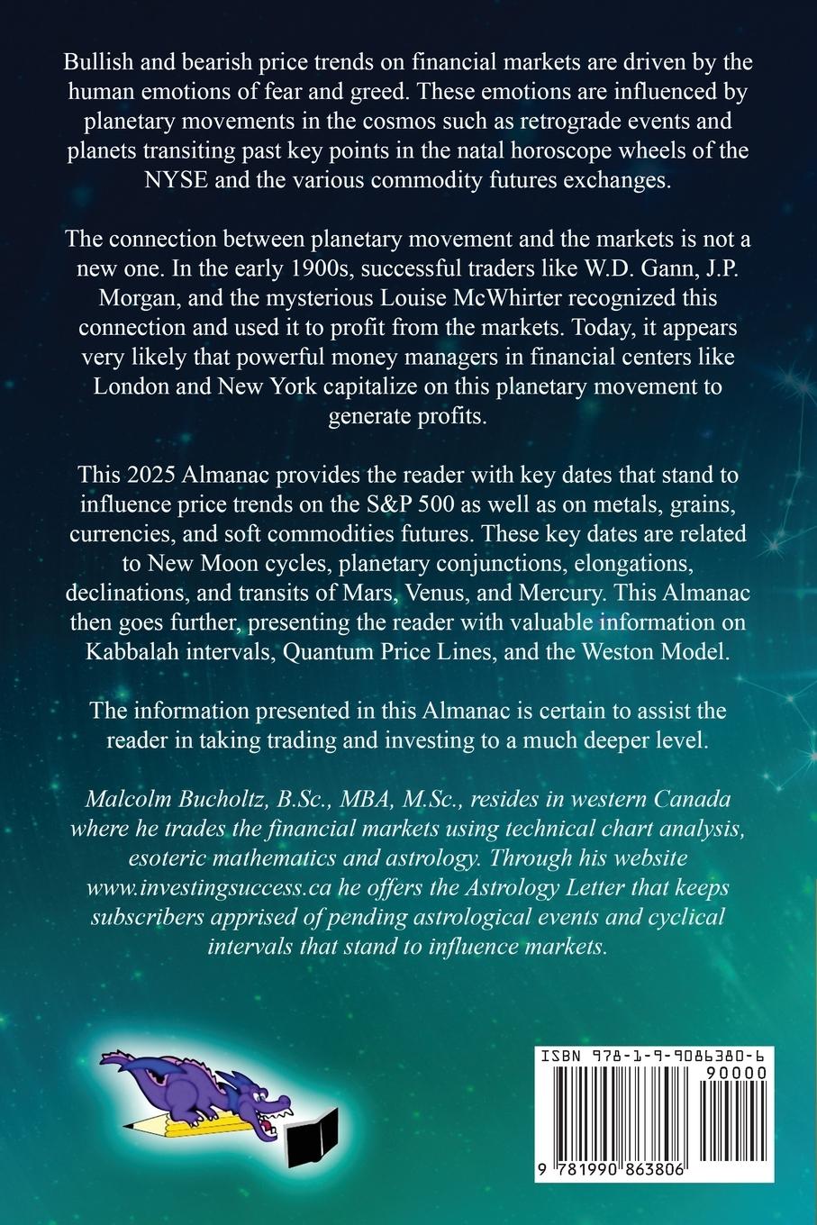 Rückseitencover Financial Astrology Almanac 2025