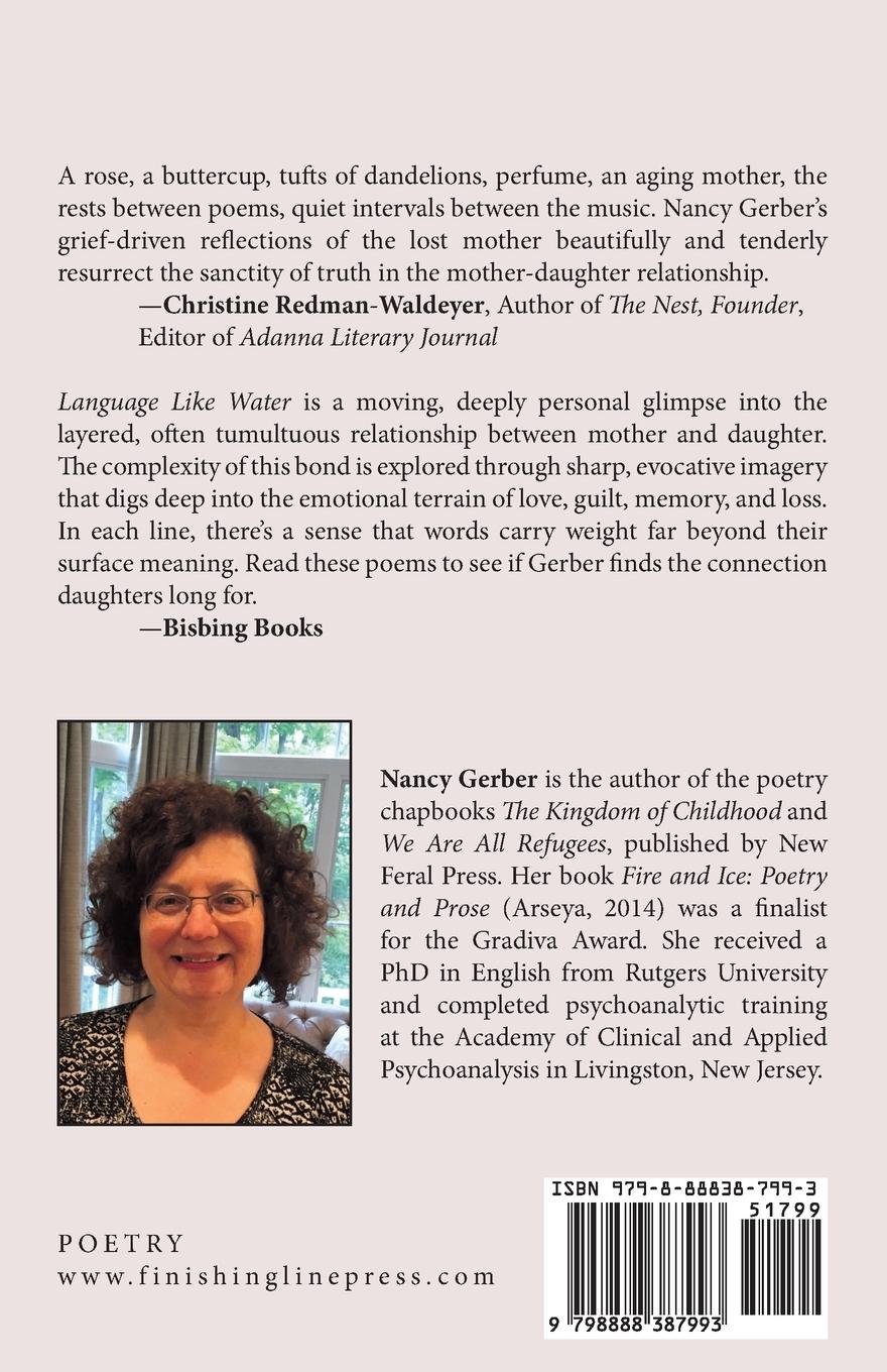 Rückseitencover Language Like Water