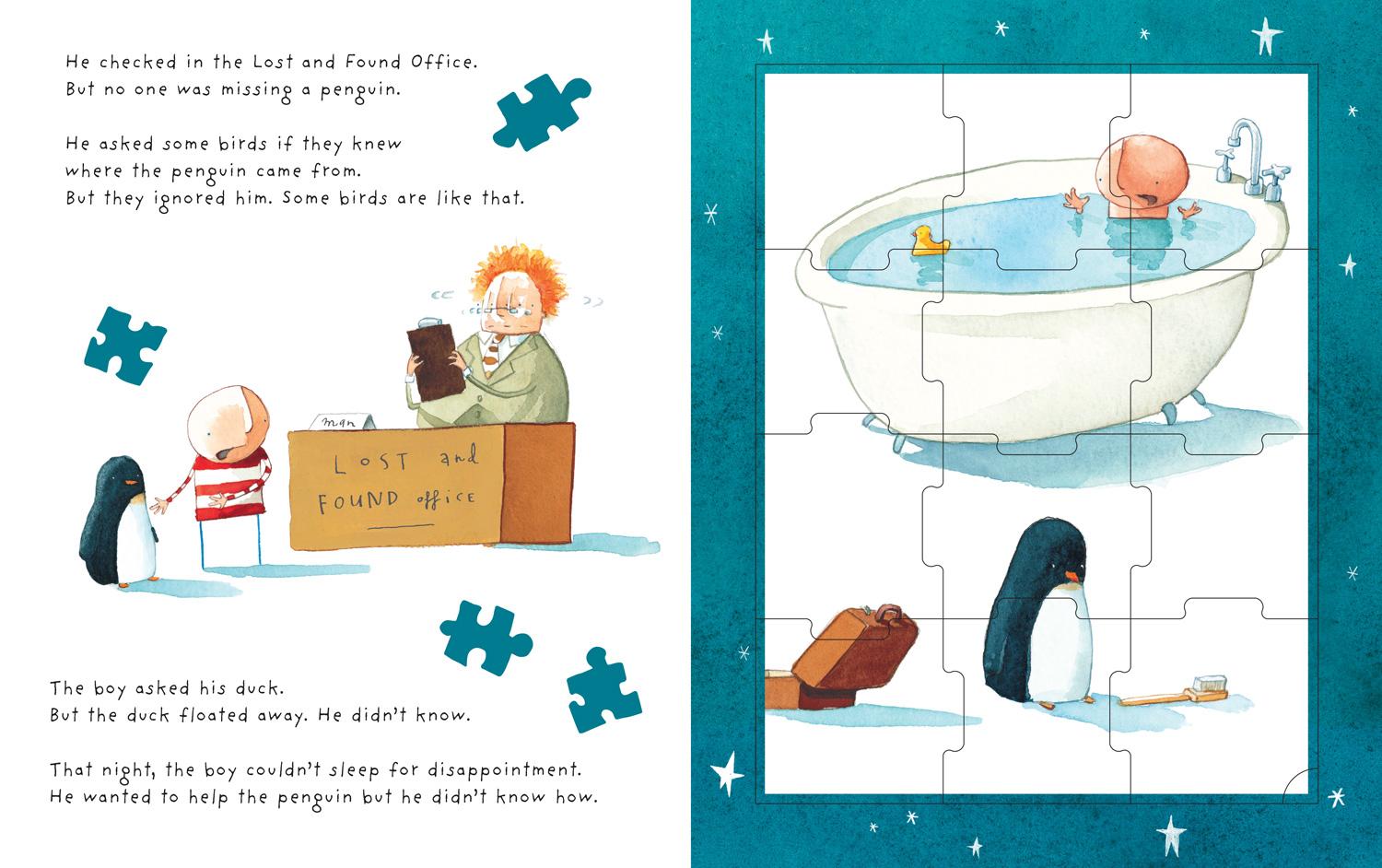 Beispielinhalt (Bild) Lost and Found Jigsaw Book