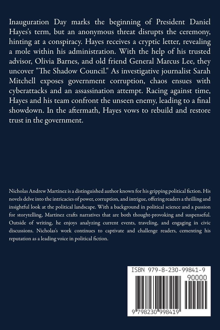 Rückseitencover The President's Shadow