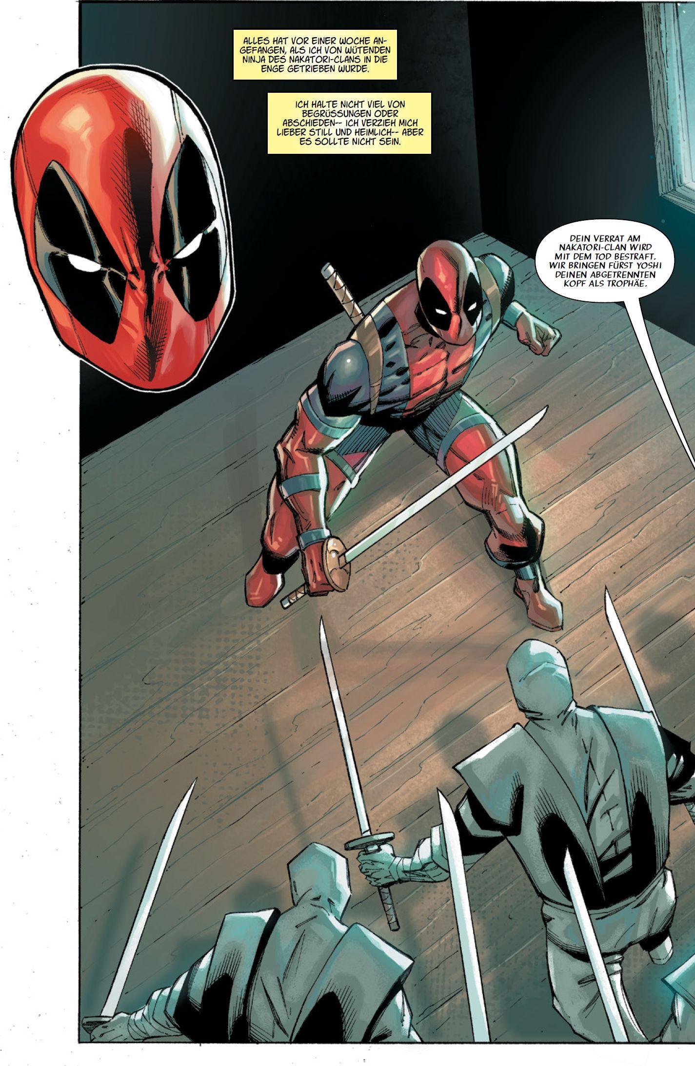 Beispielinhalt (Bild) Deadpool Team-Up: Drachenblut