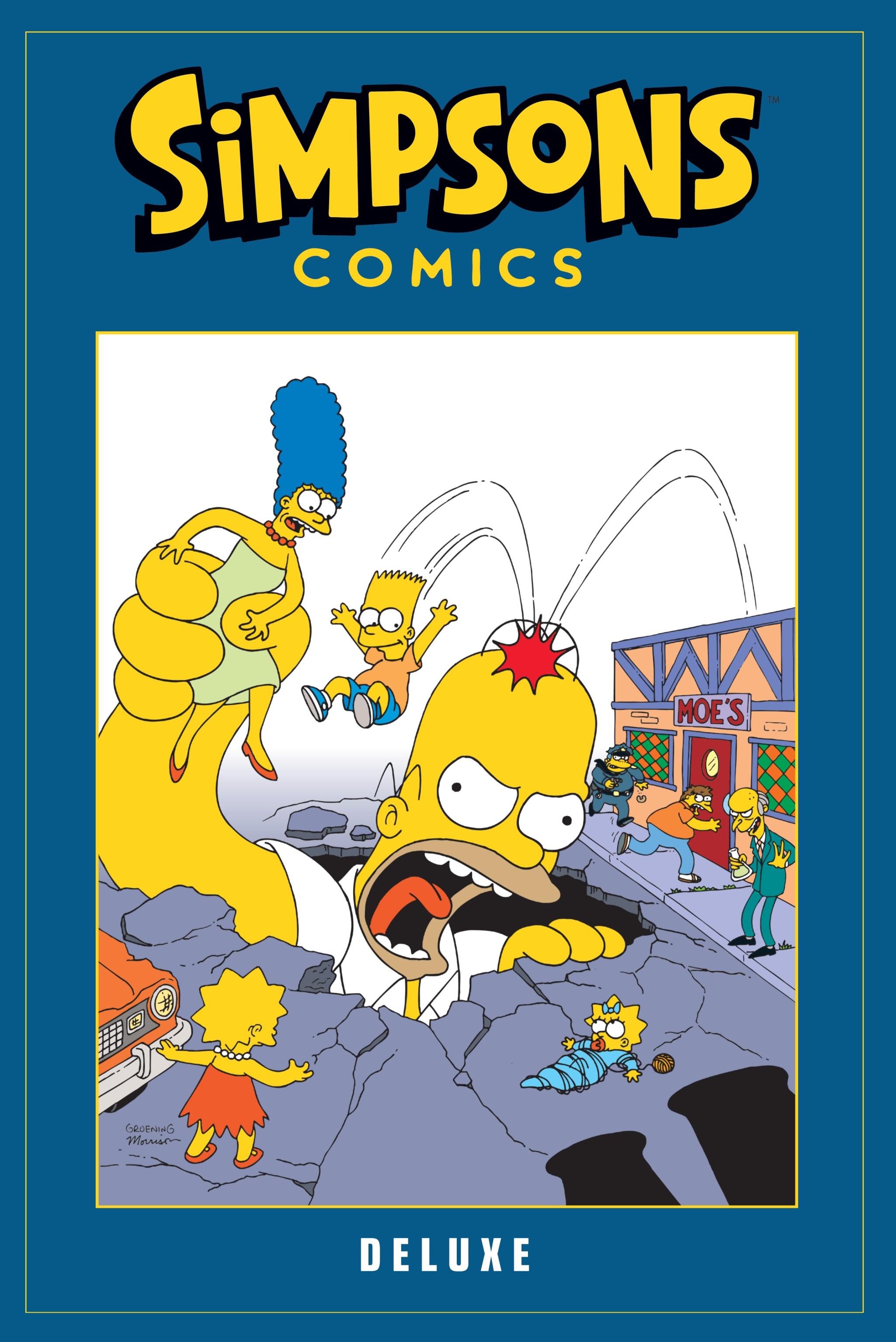 Vorderes Coverbild Die Simpsons Comics Deluxe