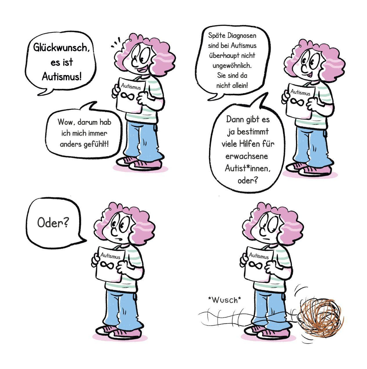 Beispielinhalt (Bild) Herzlichen Glückwunsch, es ist Autismus! Selfcare-Tipps und mehr für neurodivergente Menschen