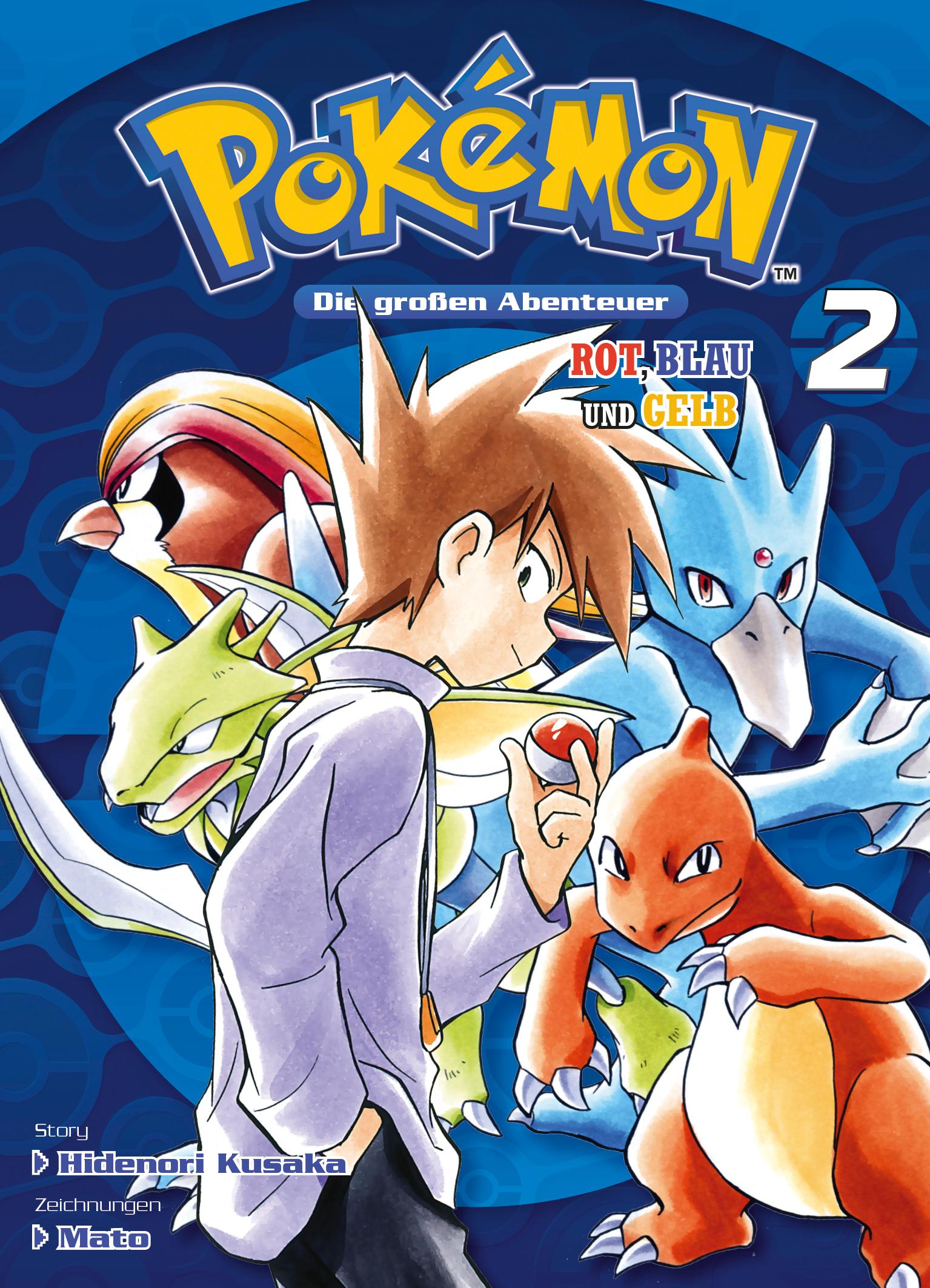 Vorderes Coverbild Pokémon - Die großen Abenteuer: Rot, Blau und Gelb 02