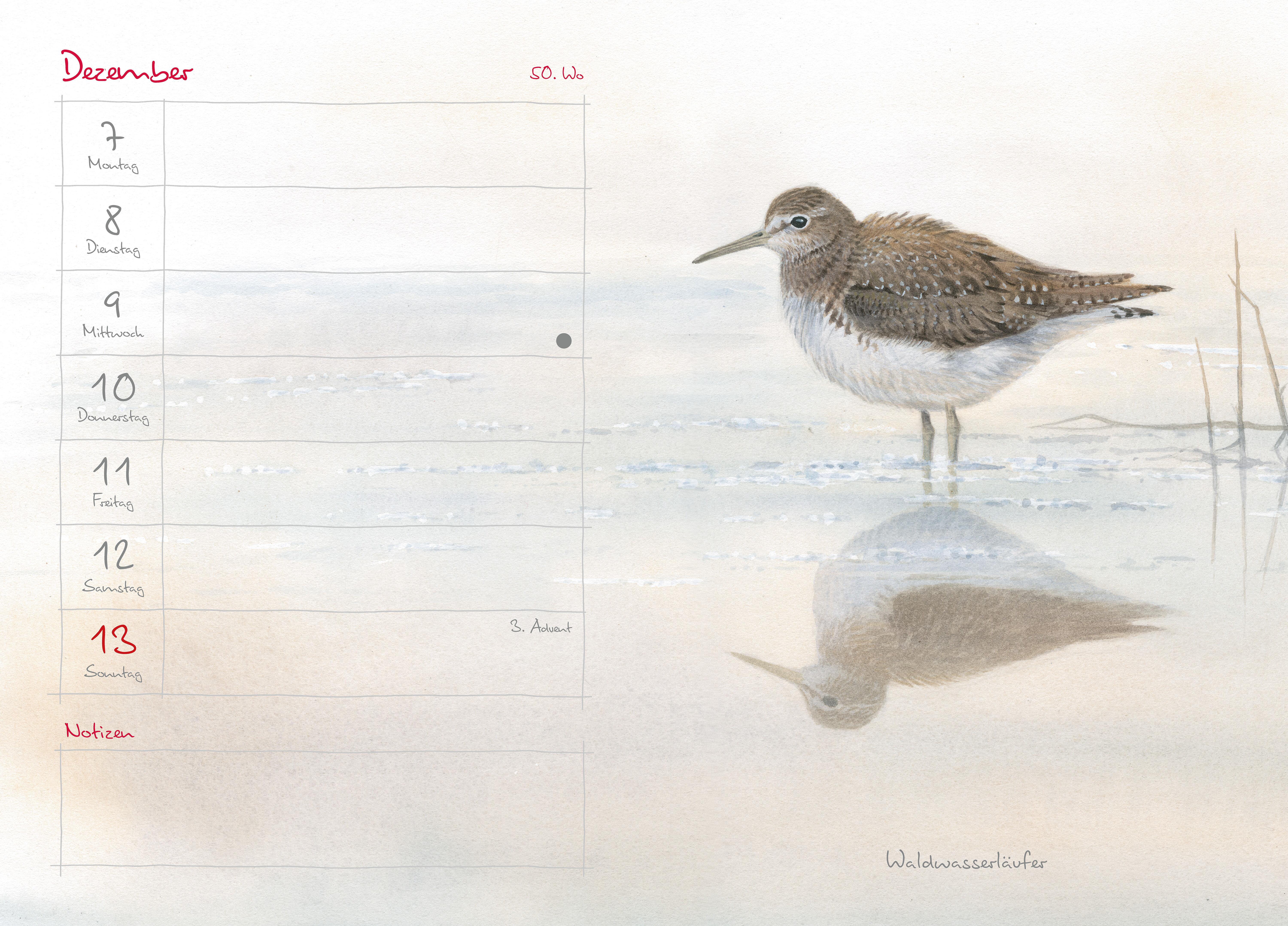 Beispielinhalt (Bild) Mein Naturkalender 2026