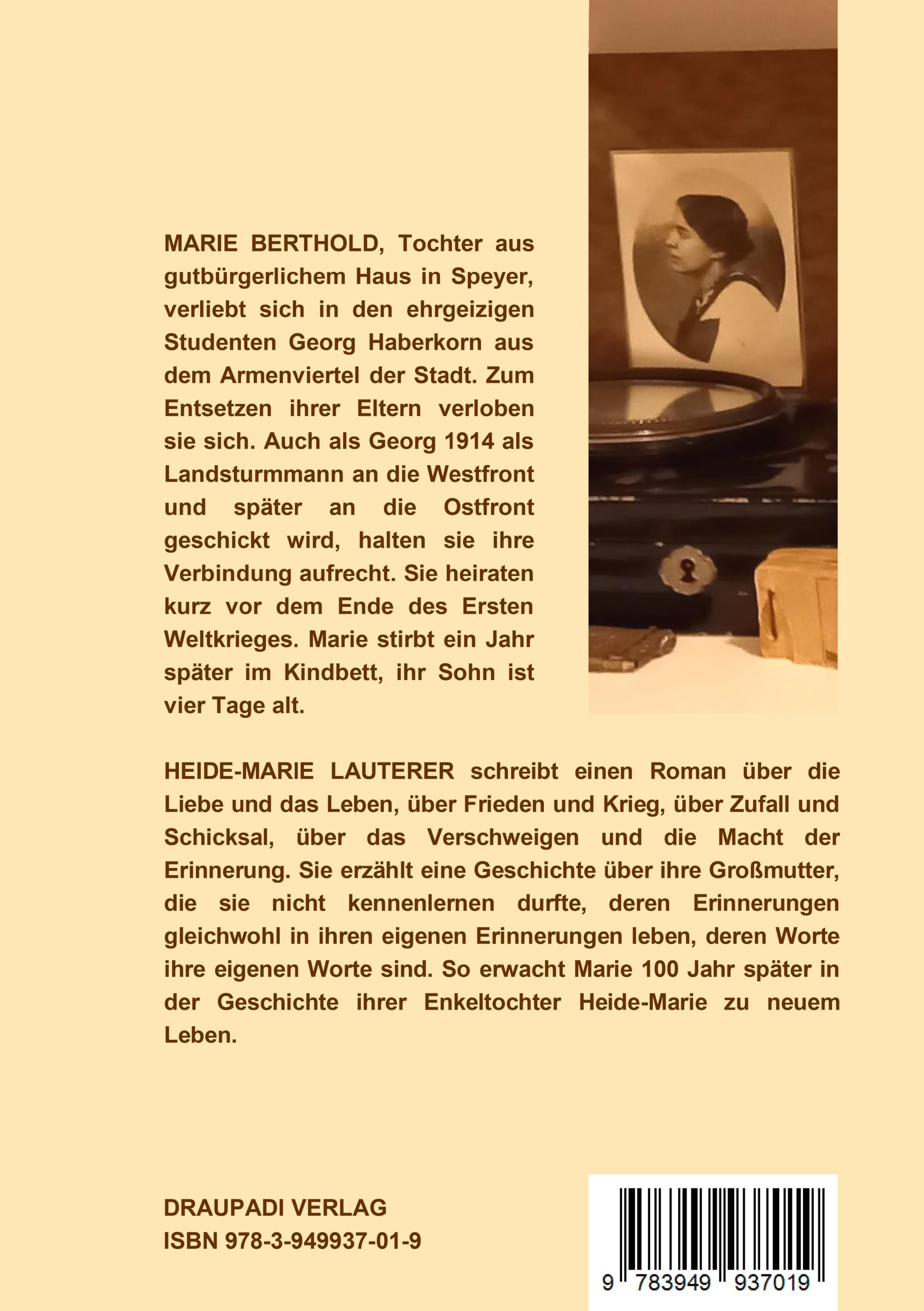 Rückseitencover Das zweite Leben