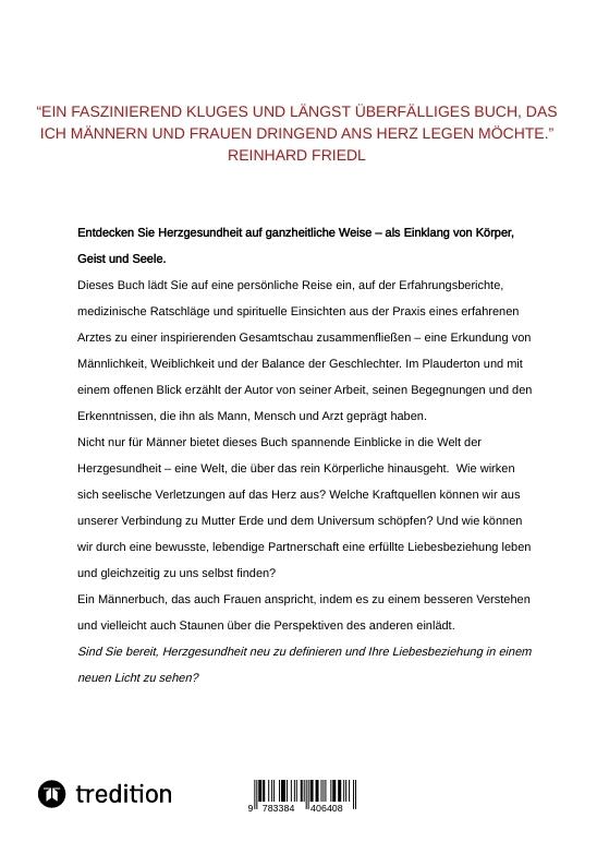 Rückseitencover Herzgesundheit Hormone & Hingabe