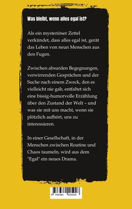 Rückseitencover Buch vom Zweck