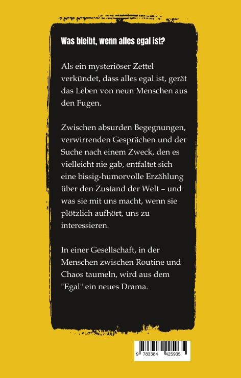 Rückseitencover Buch vom Zweck
