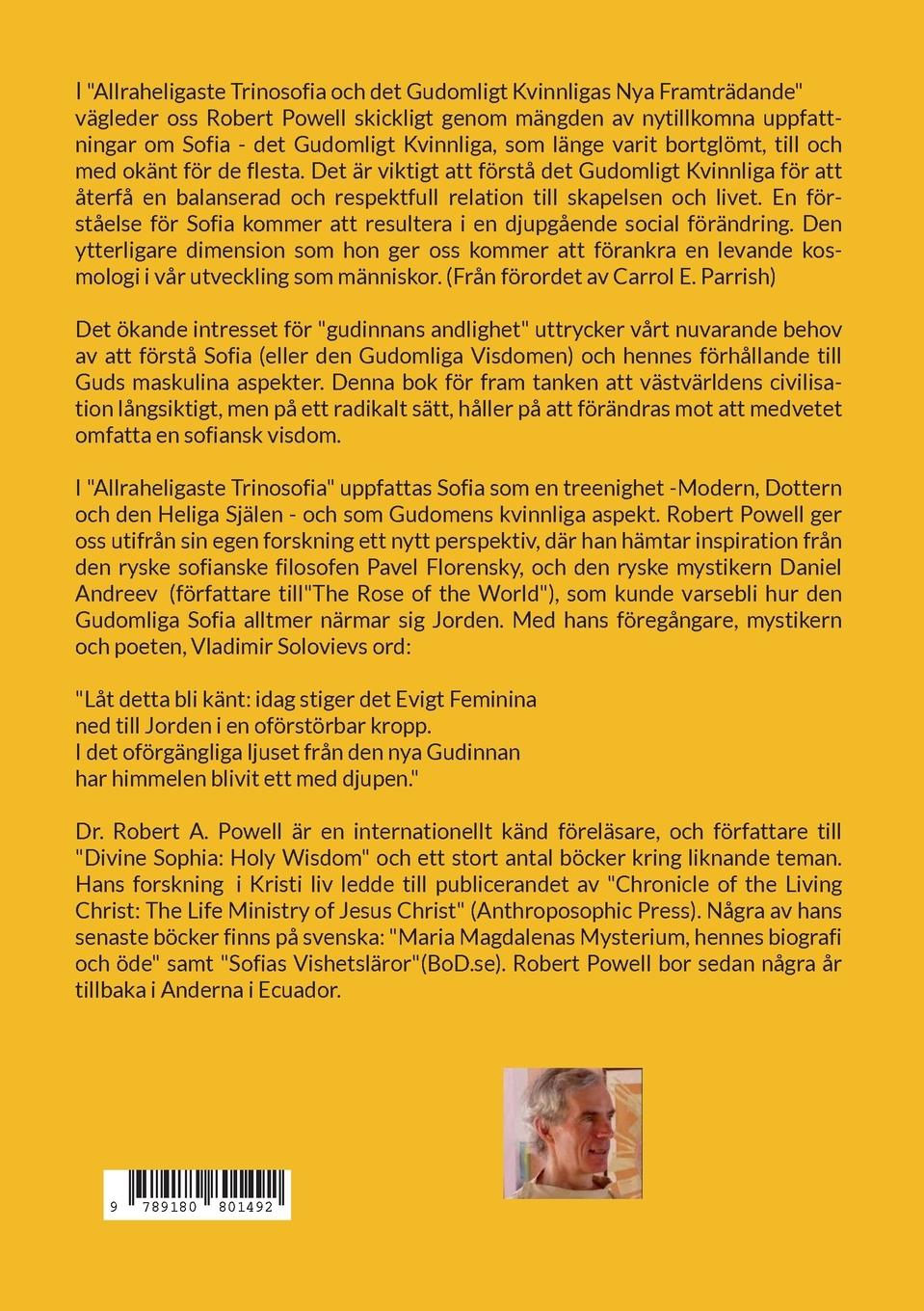 Rückseitencover Allraheligaste Trinosofia