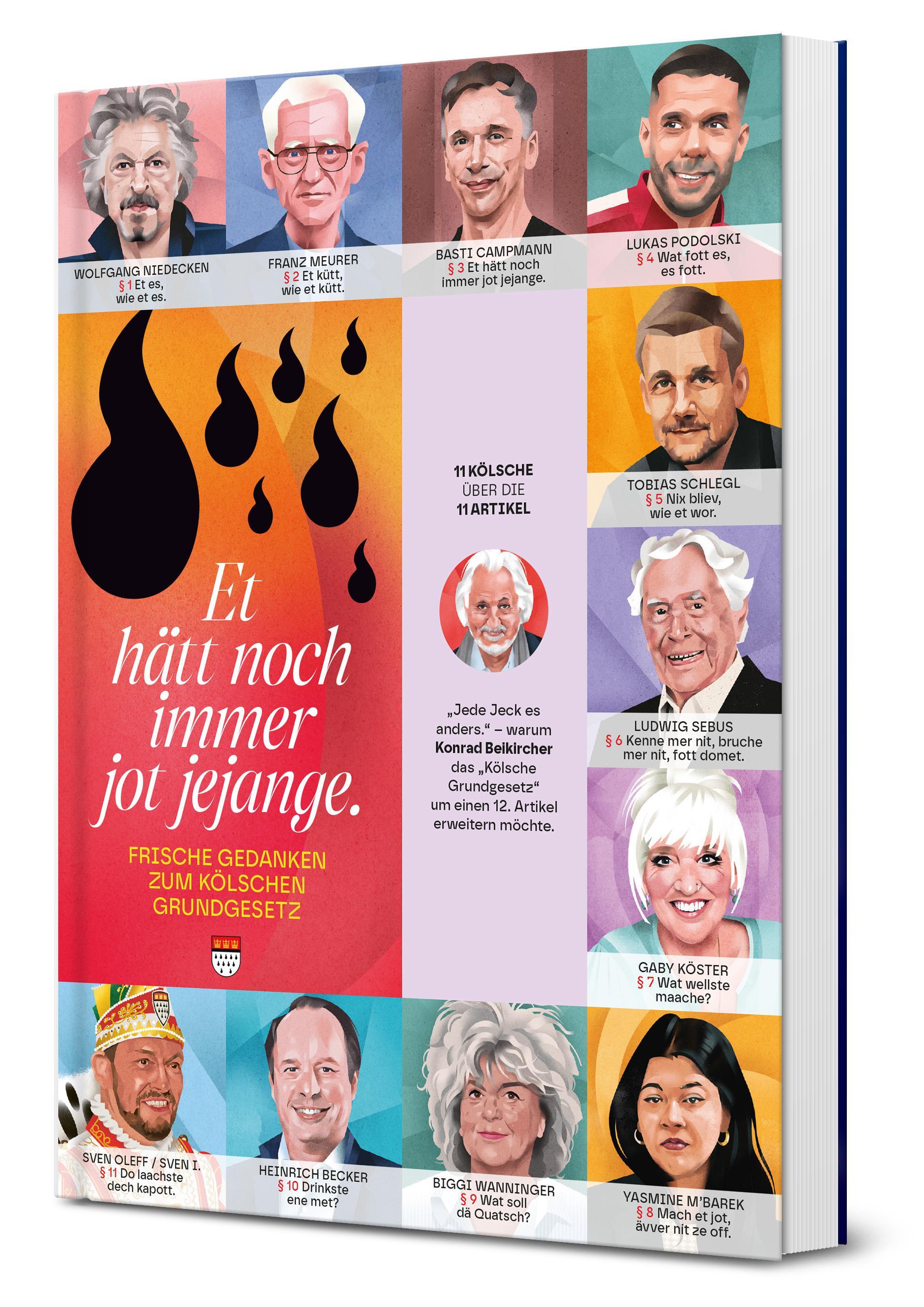 Vorderes Coverbild Das Kölsche Grundgesetz
