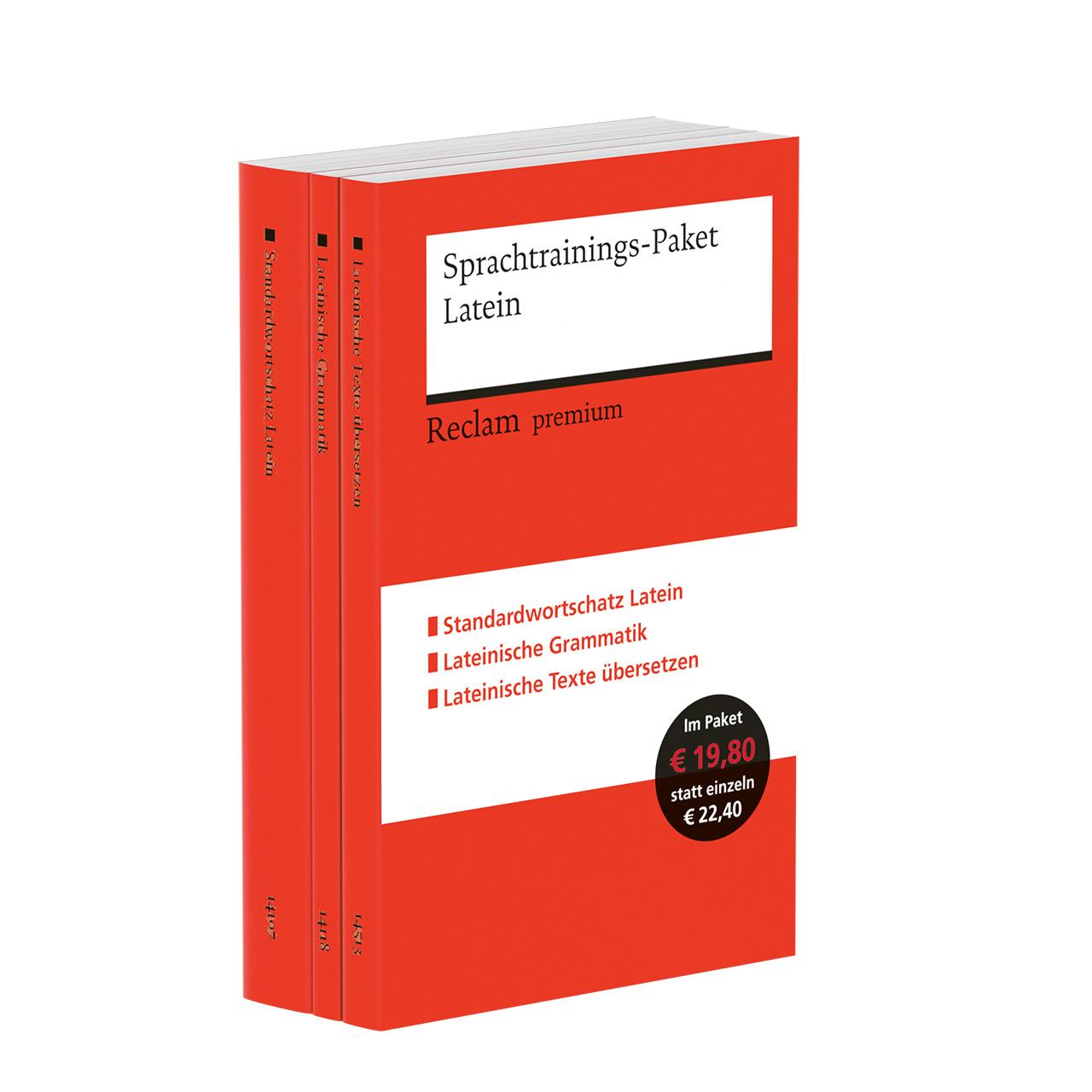 Vorderes Coverbild Sprachtrainings-Paket Latein. 3 Bände eingeschweißt