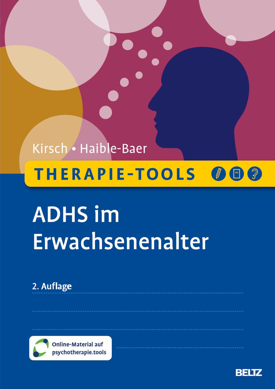 Vorderes Coverbild Therapie-Tools ADHS im Erwachsenenalter