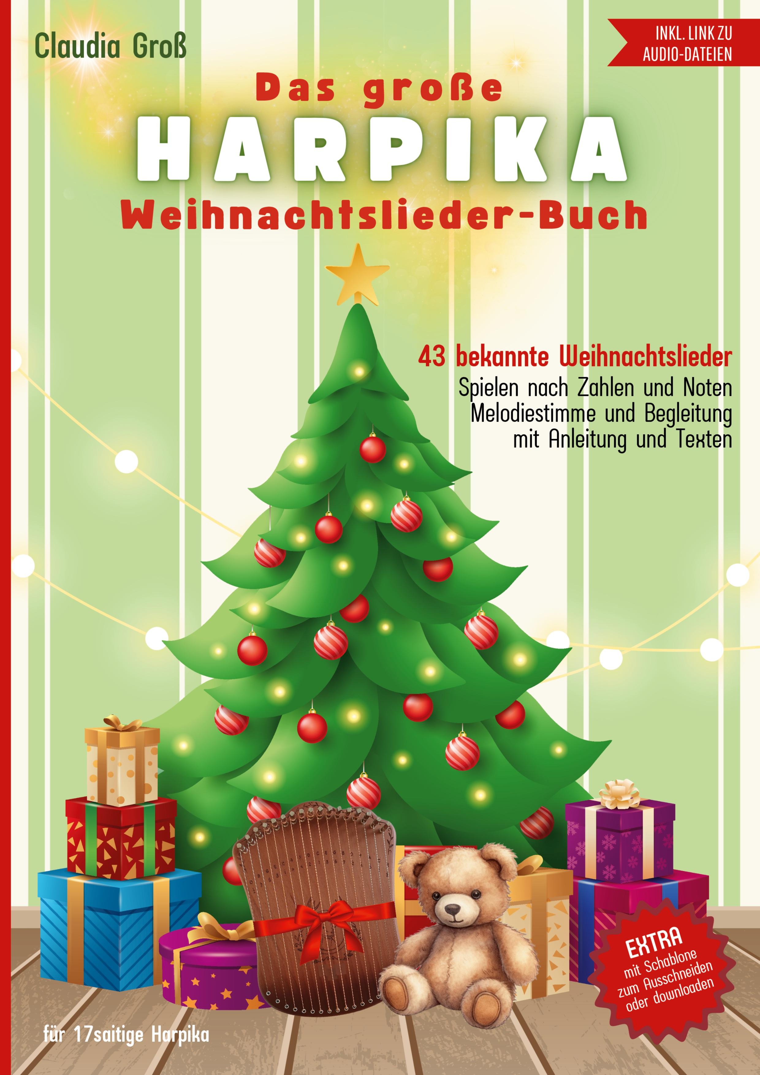 Vorderes Coverbild Das große Harpika Weihnachtslieder-Buch - Ringbuch