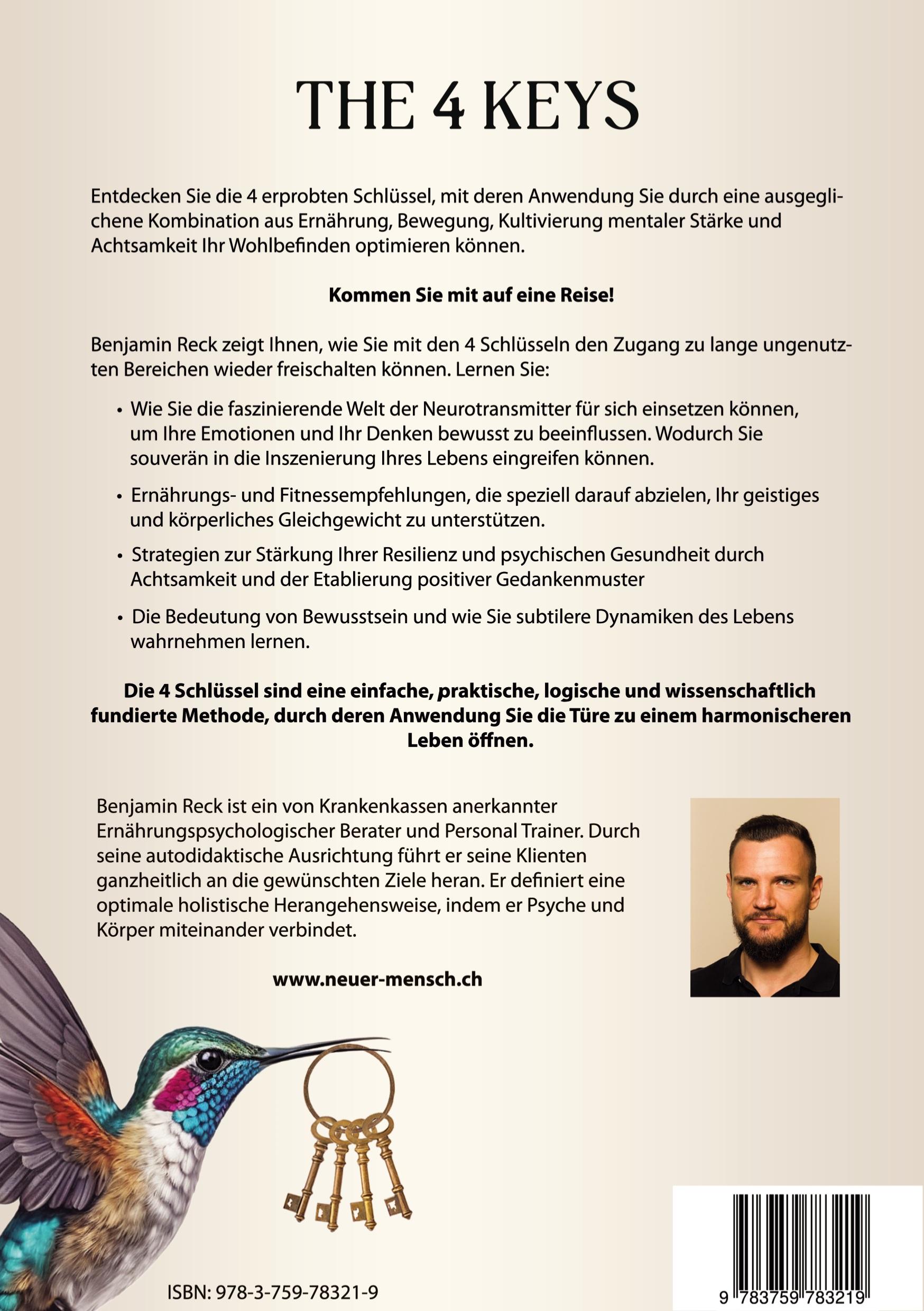 Rückseitencover The 4 Keys