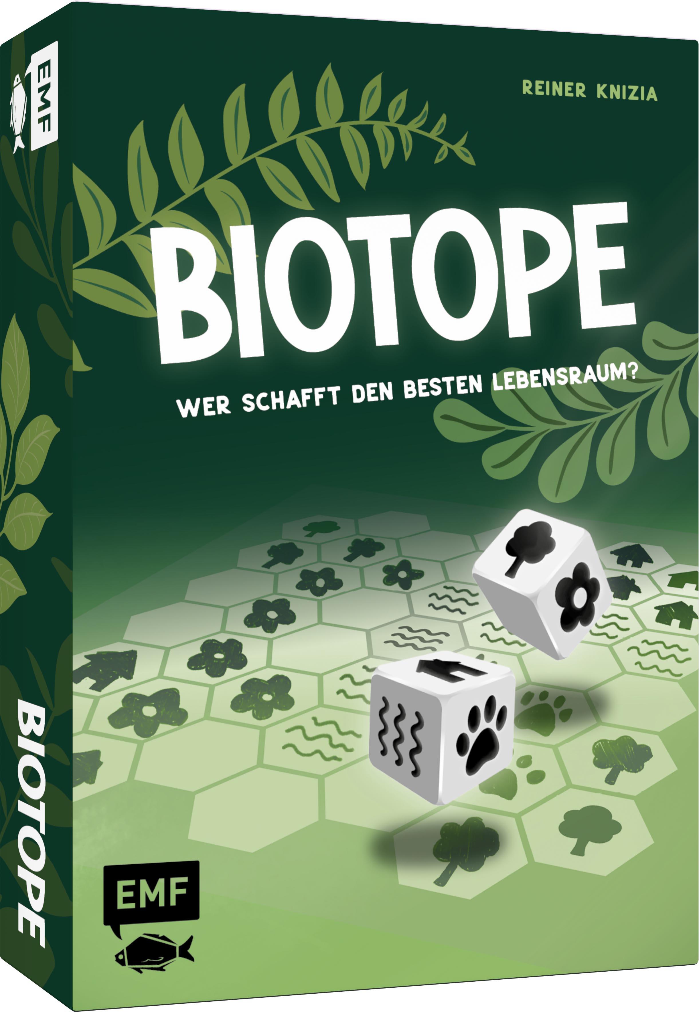Vorderes Coverbild Würfelspiel: Biotope - Wer schafft den besten Lebensraum?