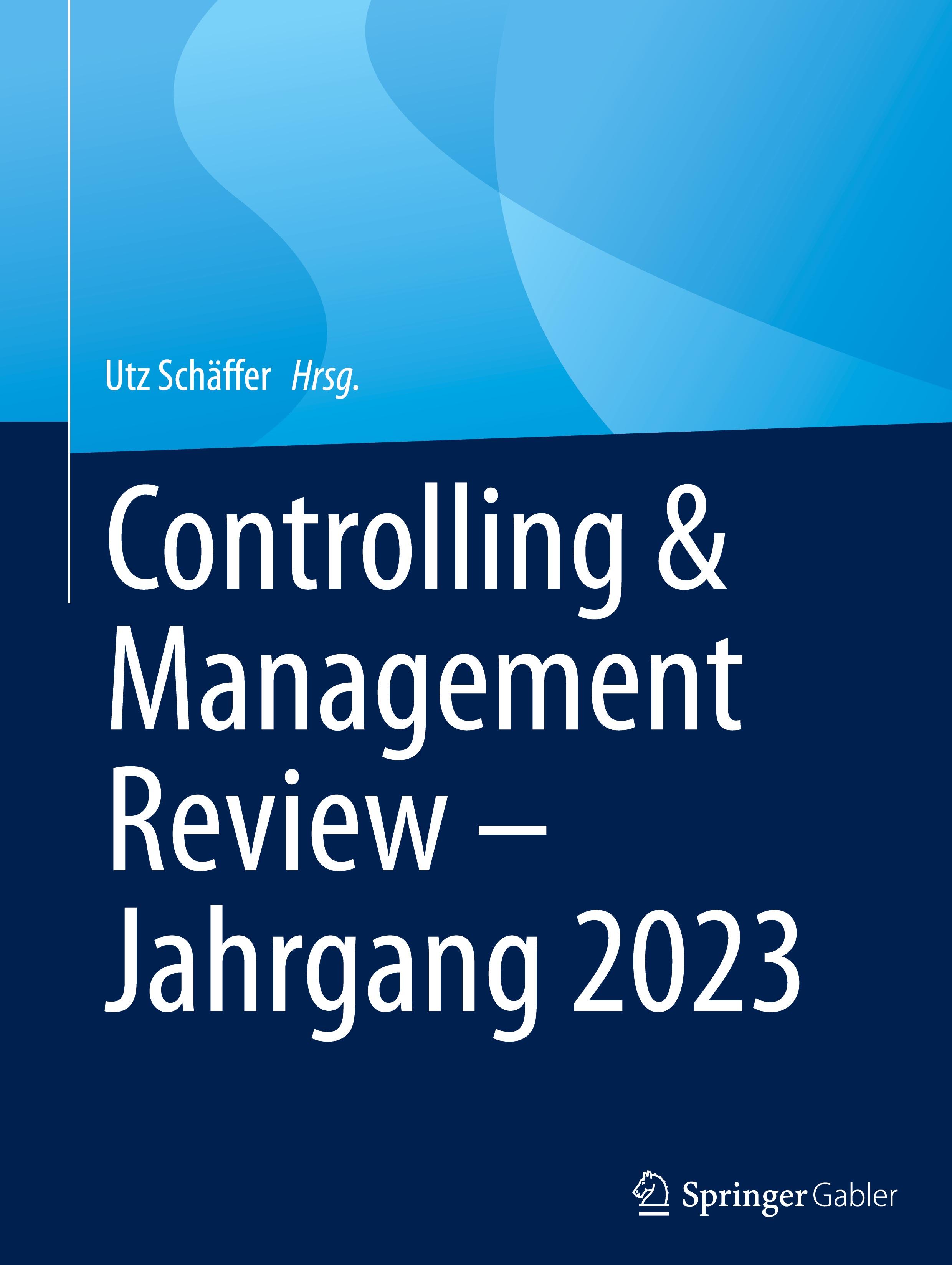 Vorderes Coverbild Controlling & Management Review - Jahrgang 2023