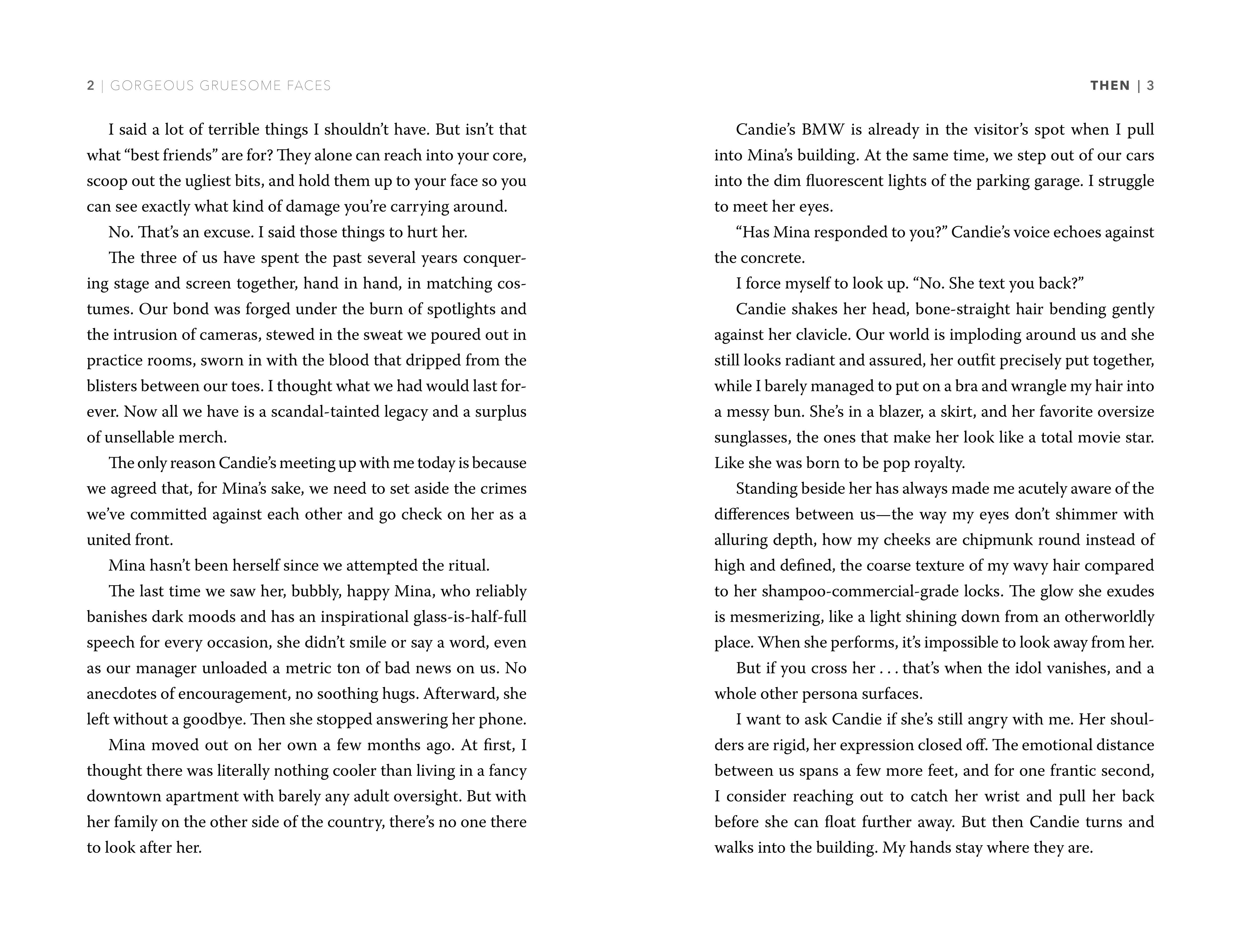 Beispielinhalt (Bild) Gorgeous Gruesome Faces