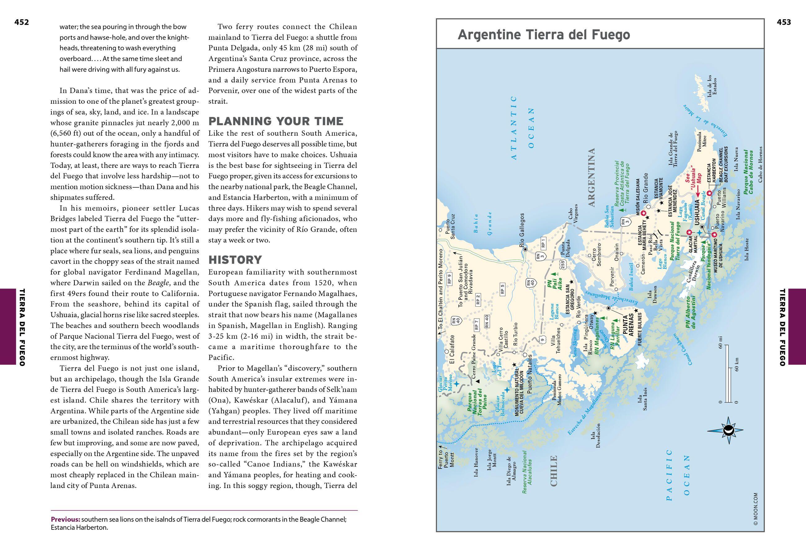 Beispielinhalt (Bild) Moon Patagonia: With National Parks in Argentina & Chile