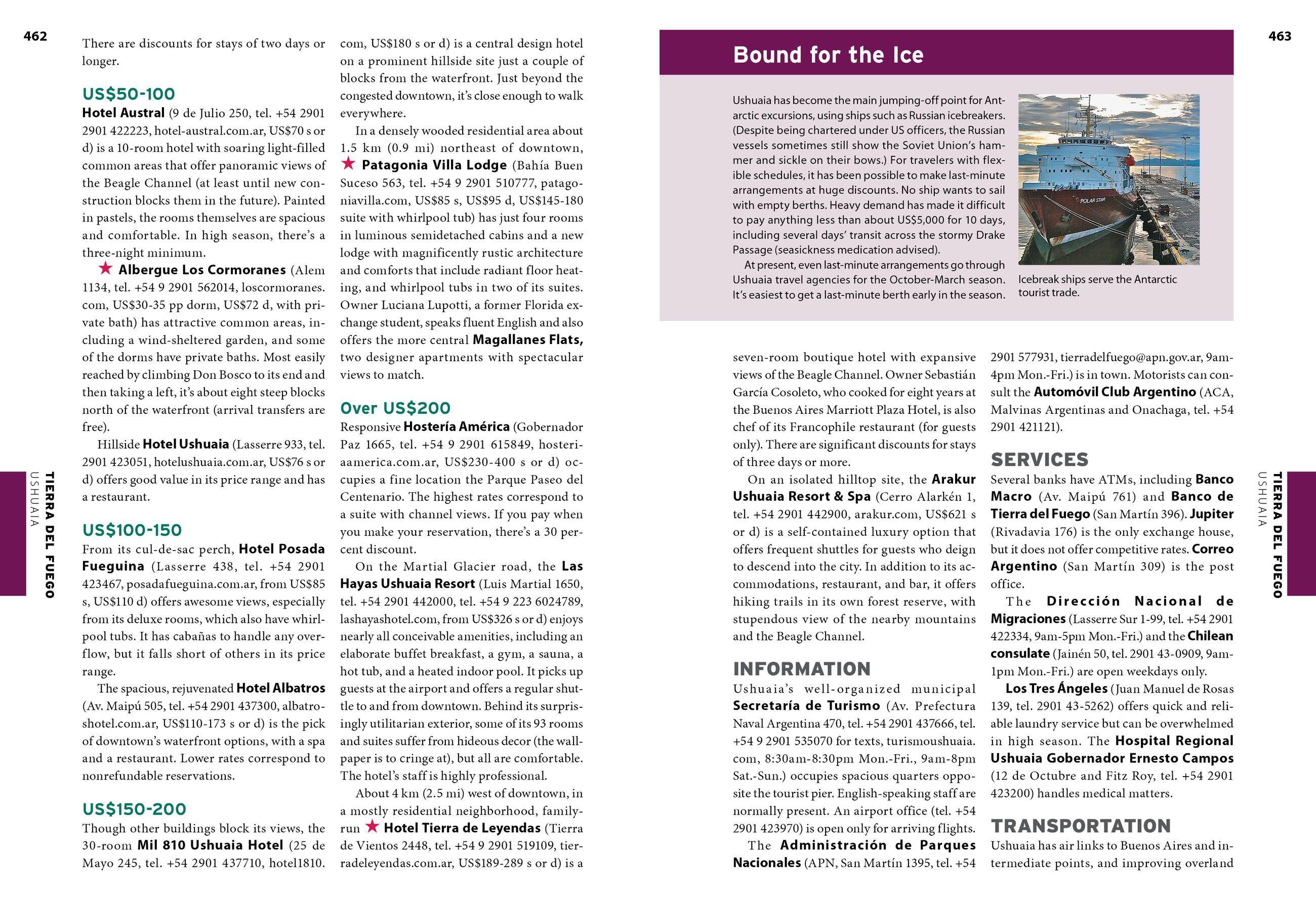 Beispielinhalt (Bild) Moon Patagonia: With National Parks in Argentina & Chile