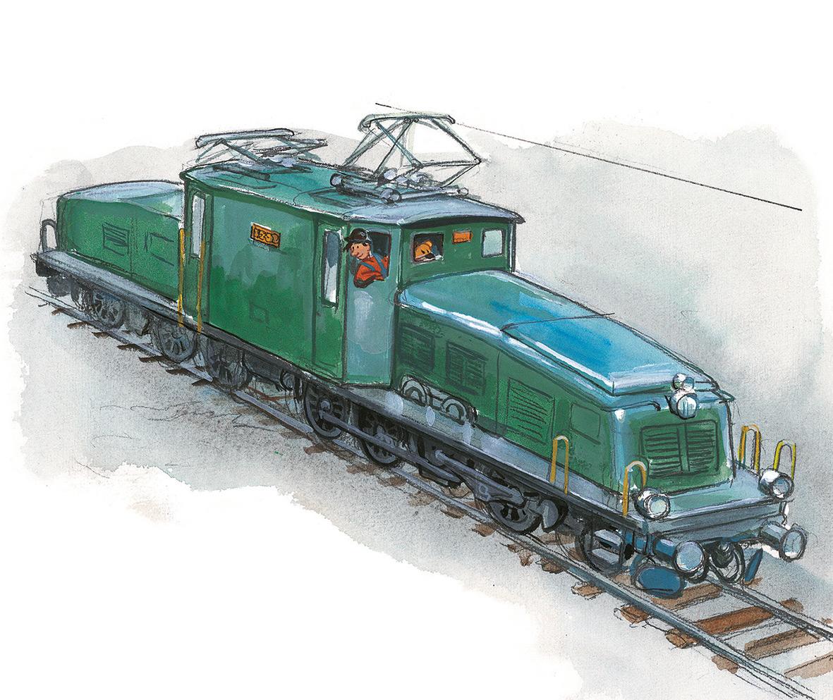 Beispielinhalt (Bild) Willy Werkels Eisenbahnbuch