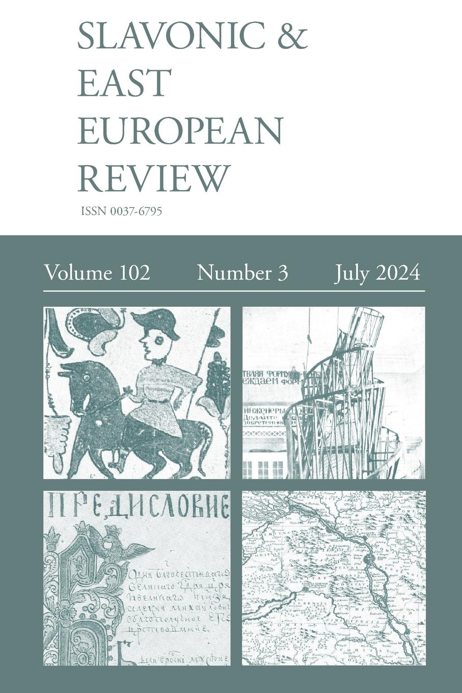 Vorderes Coverbild Slavonic & East European Review (102.3) 2024