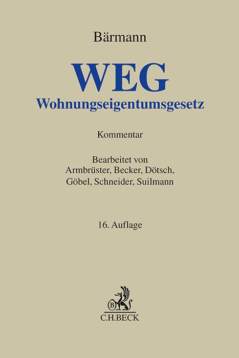 Vorderes Coverbild WEG