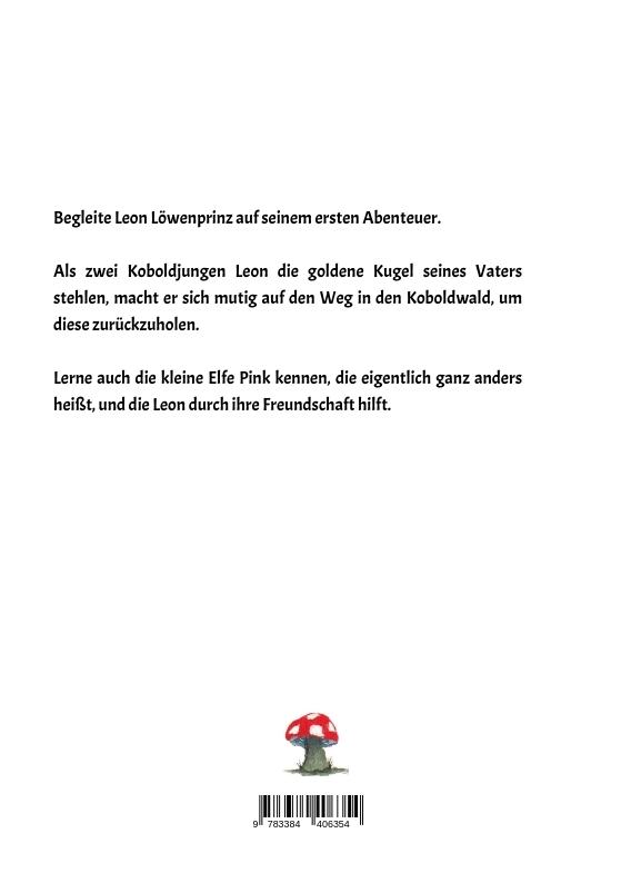 Rückseitencover Leon Löwenprinz  und die goldene Kugel