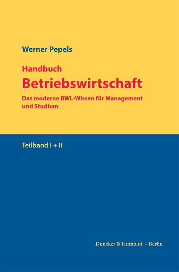 Vorderes Coverbild Handbuch Betriebswirtschaft