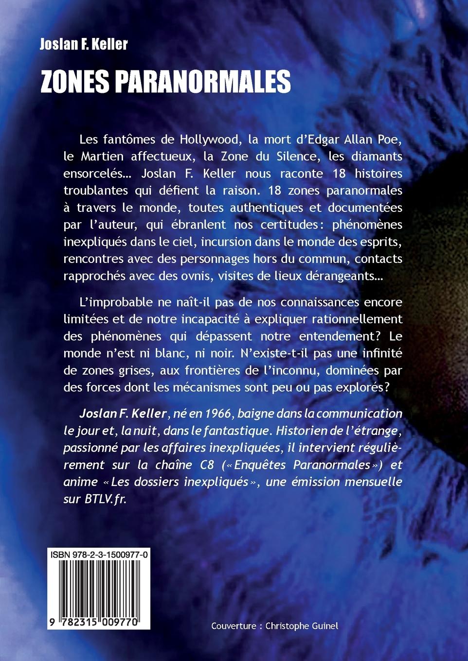 Rückseitencover Zones paranormales