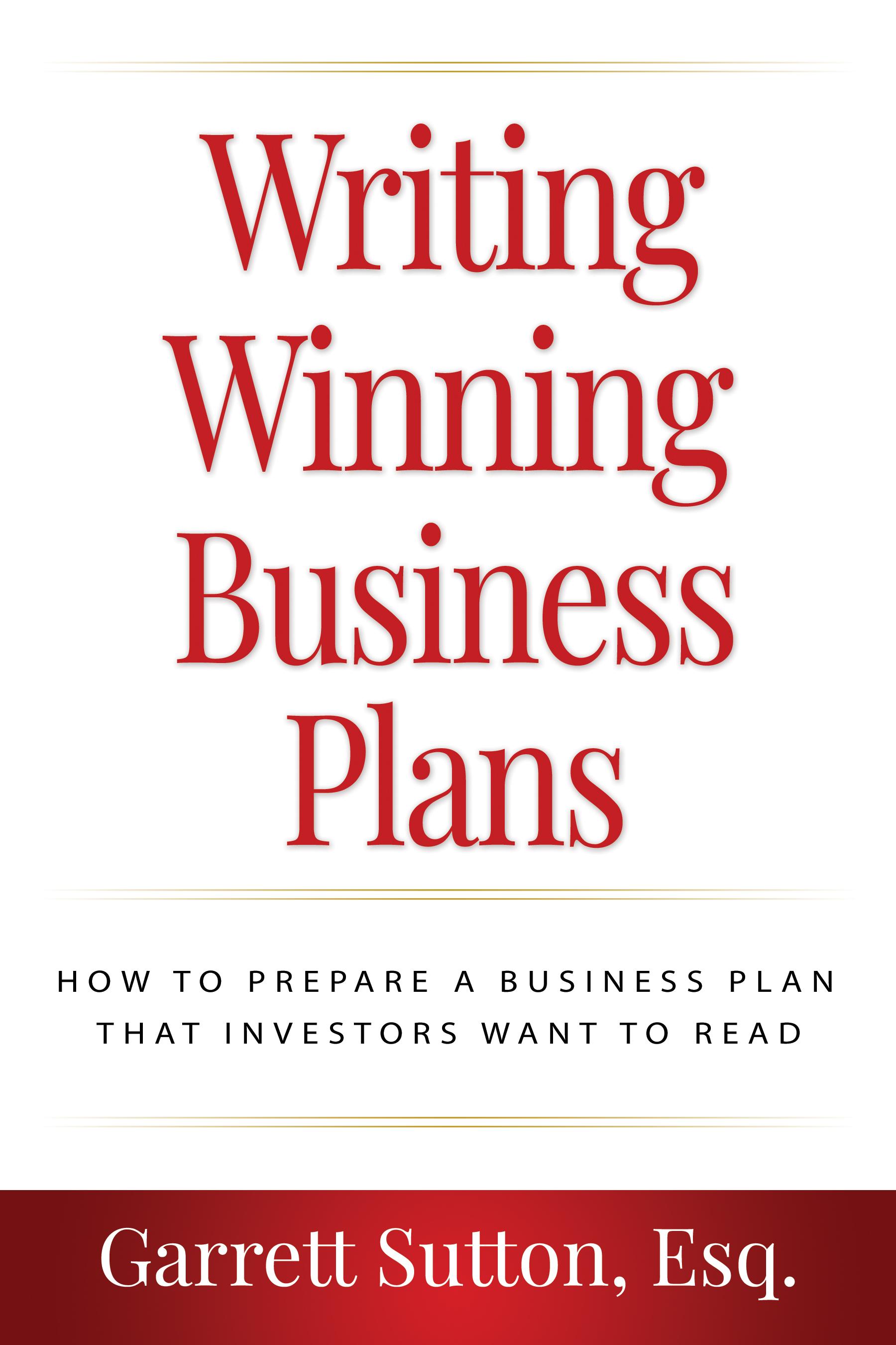 Vorderes Coverbild Writing Winning Business Plans