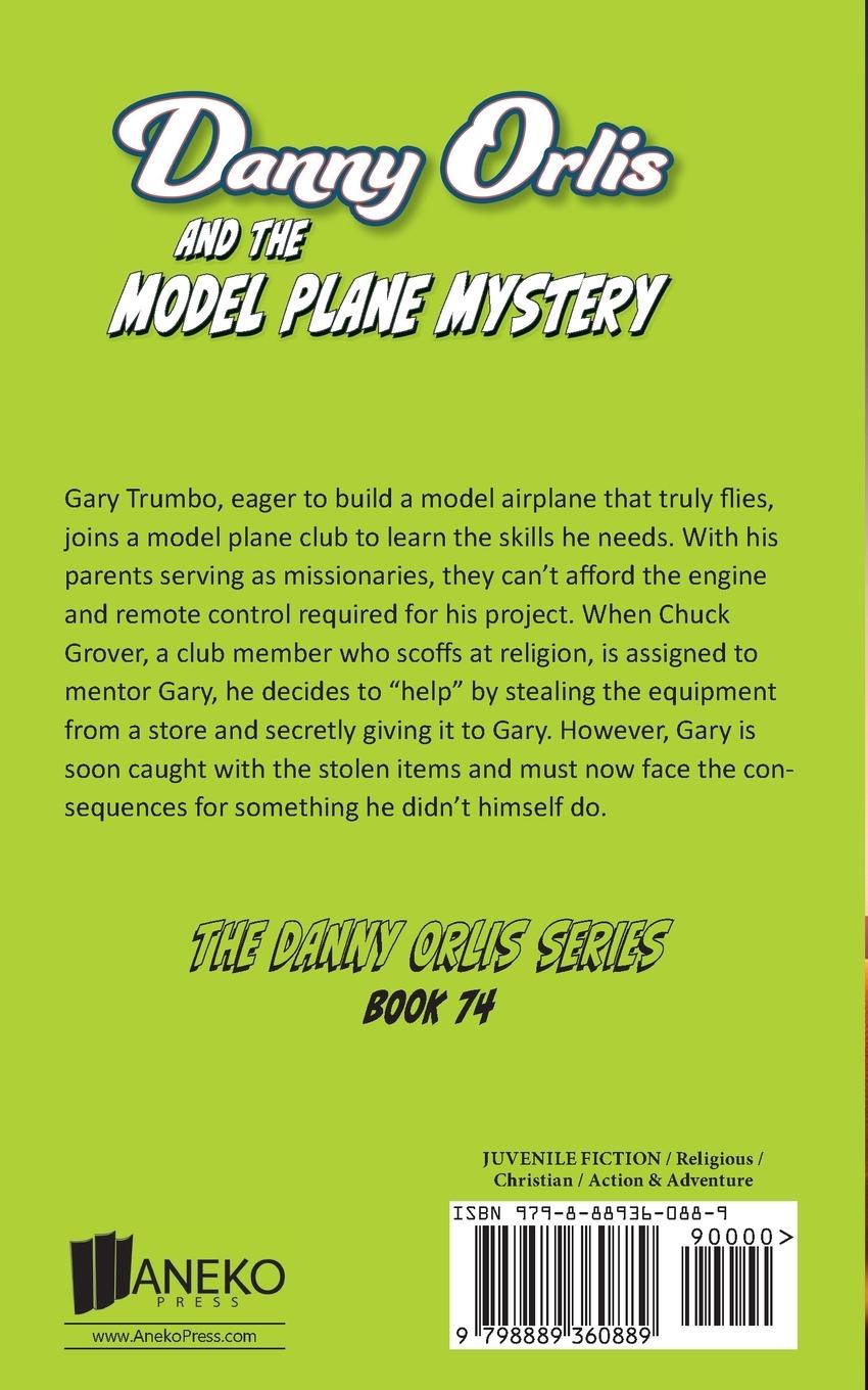 Rückseitencover Danny Orlis and the Model Plane Mystery