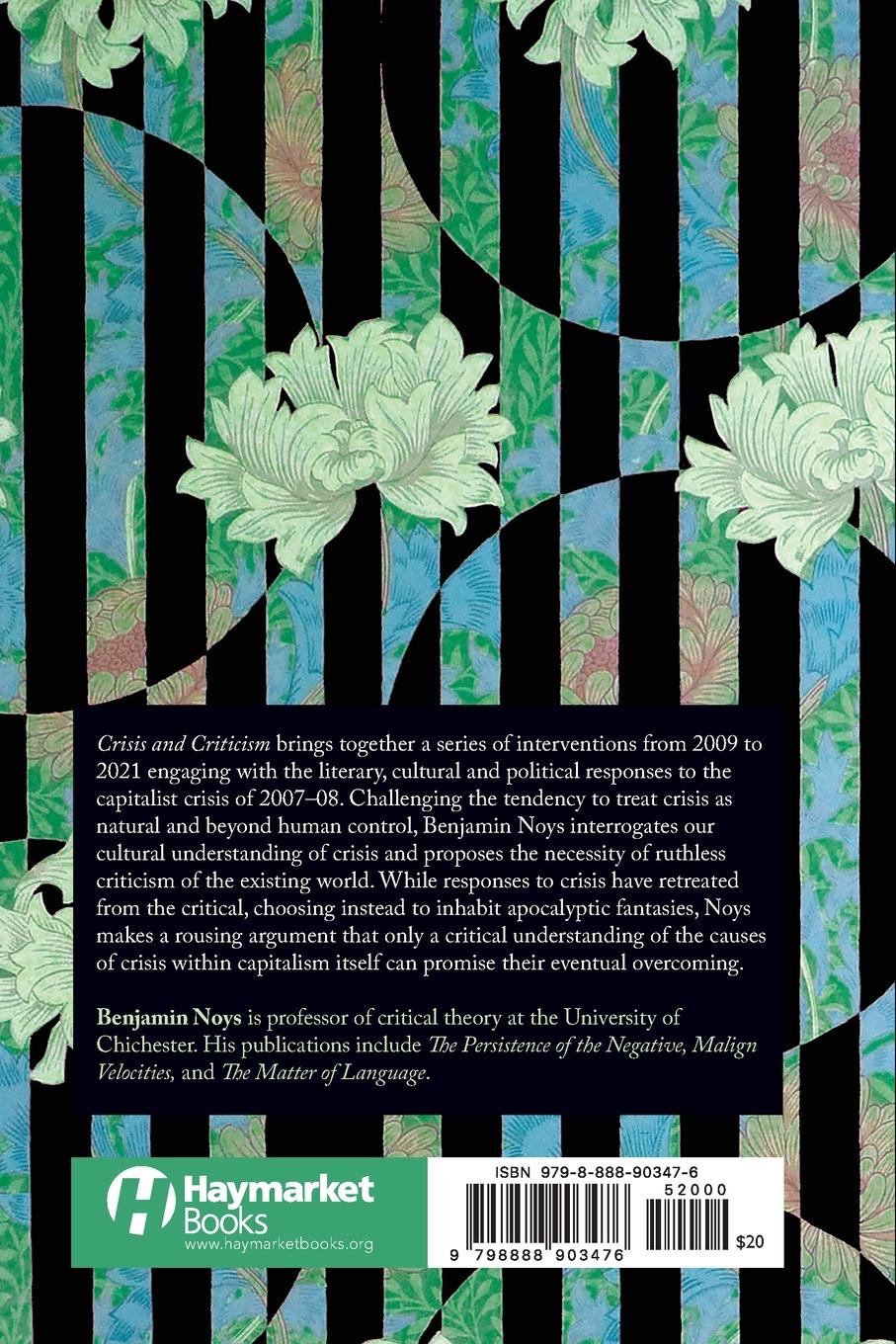 Rückseitencover Crisis and Criticism