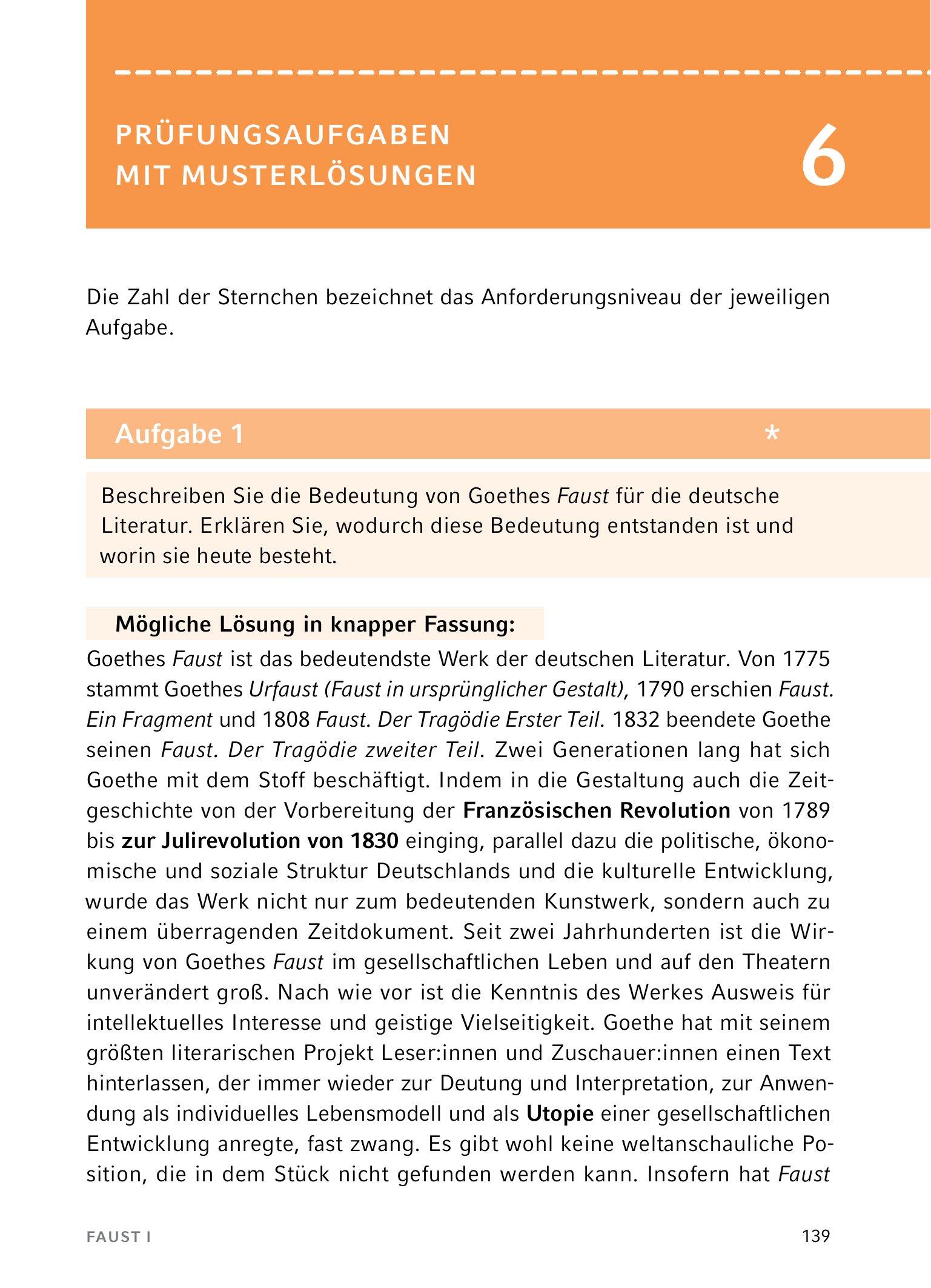 Beispielinhalt (Bild) Faust I von Johann Wolfgang von Goethe - Textanalyse und Interpretation