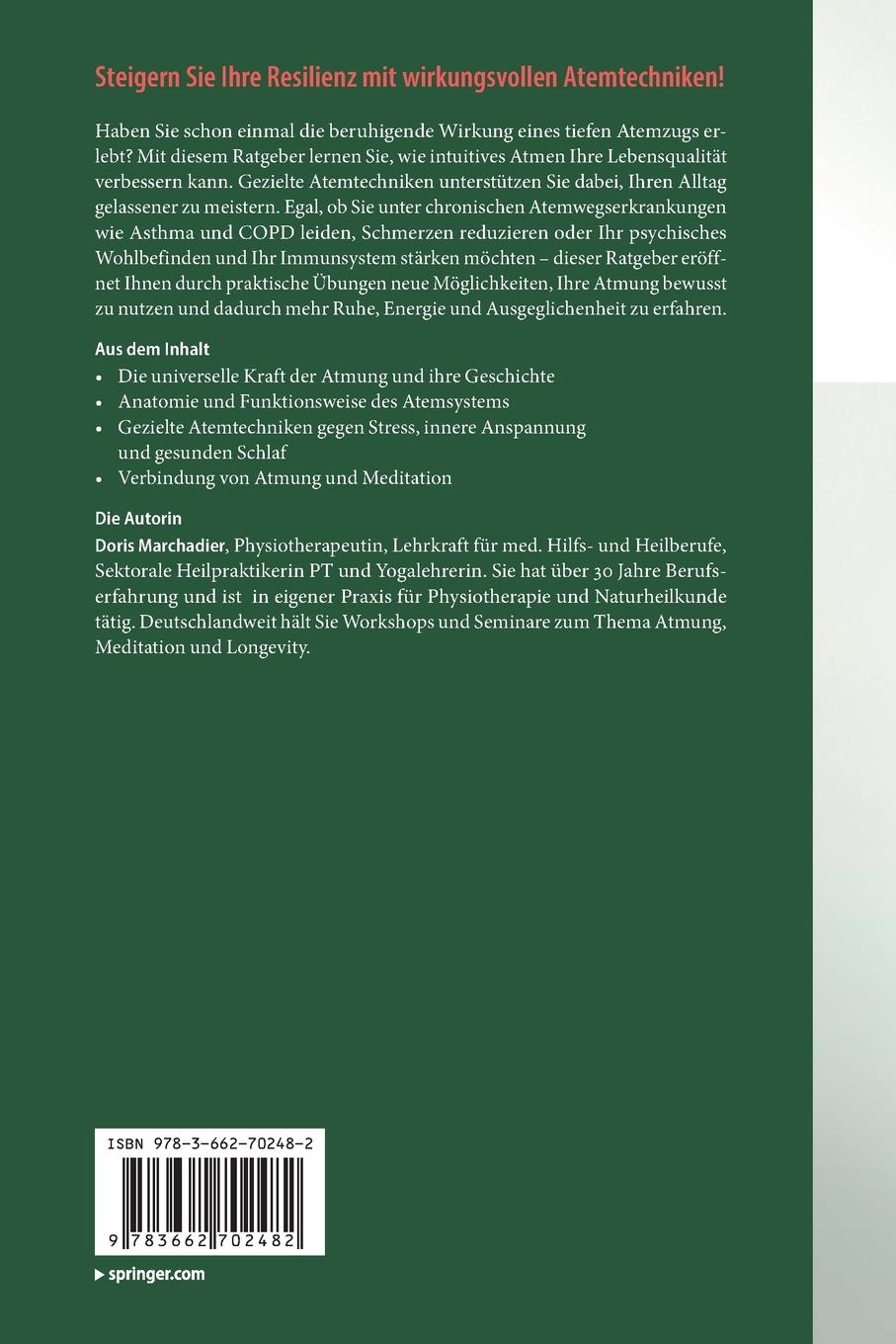 Rückseitencover Die Kraft der Atmung