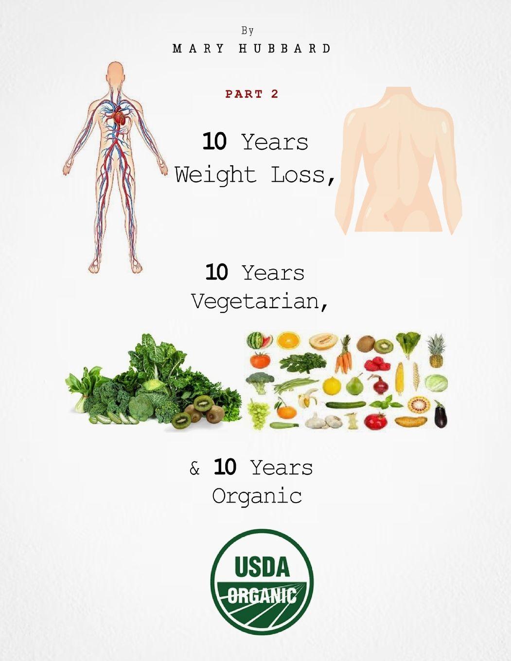 Vorderes Coverbild 10 Years Weight Loss, 10 Years Vegetarian, & 10 Years Organic - Part 2