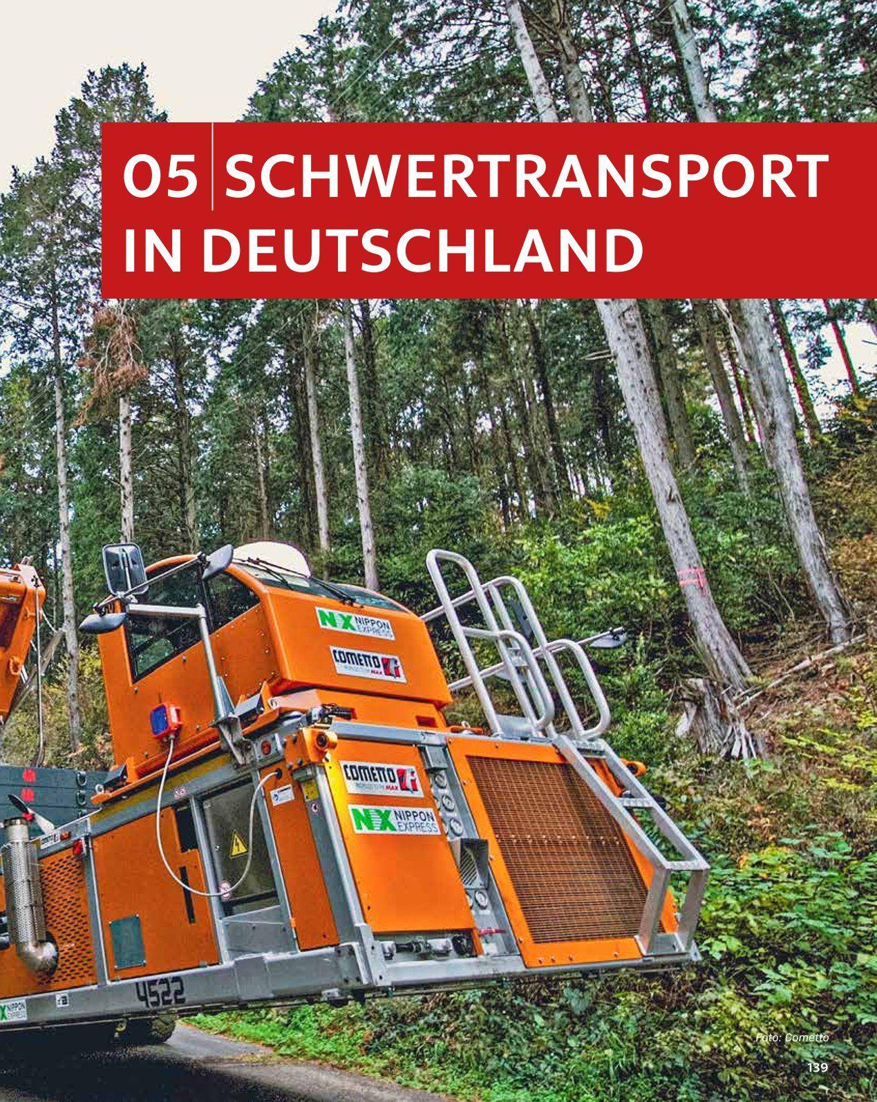 Beispielinhalt (Bild) Schwertransporte