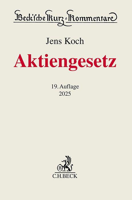 Vorderes Coverbild Aktiengesetz. AktG